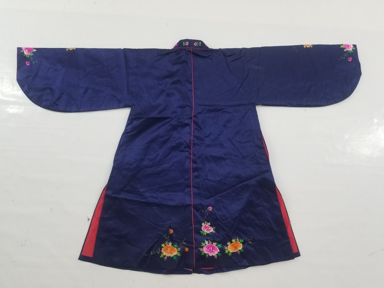 Vintage Traditional Korean Silk Brocade Embroidered Hanbok Jacket