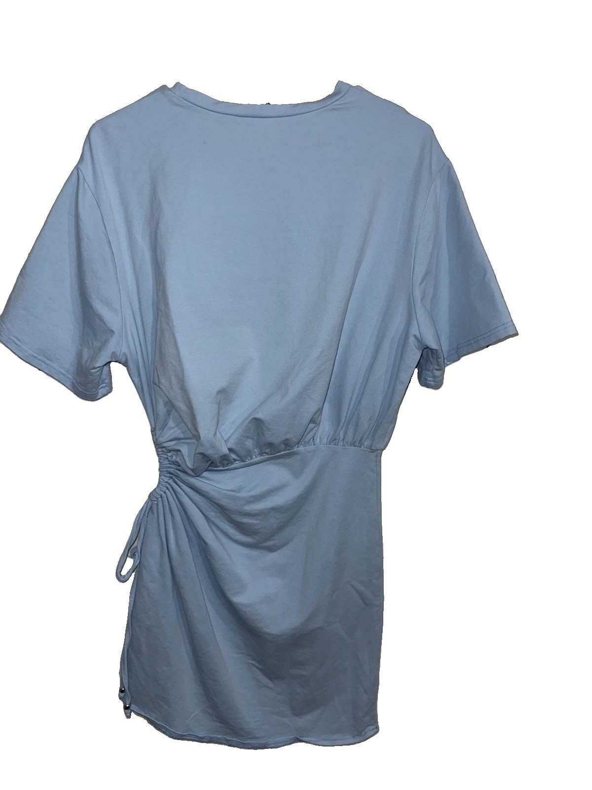 SNDYS Cotton Lola Mini Dress Size Small Blue