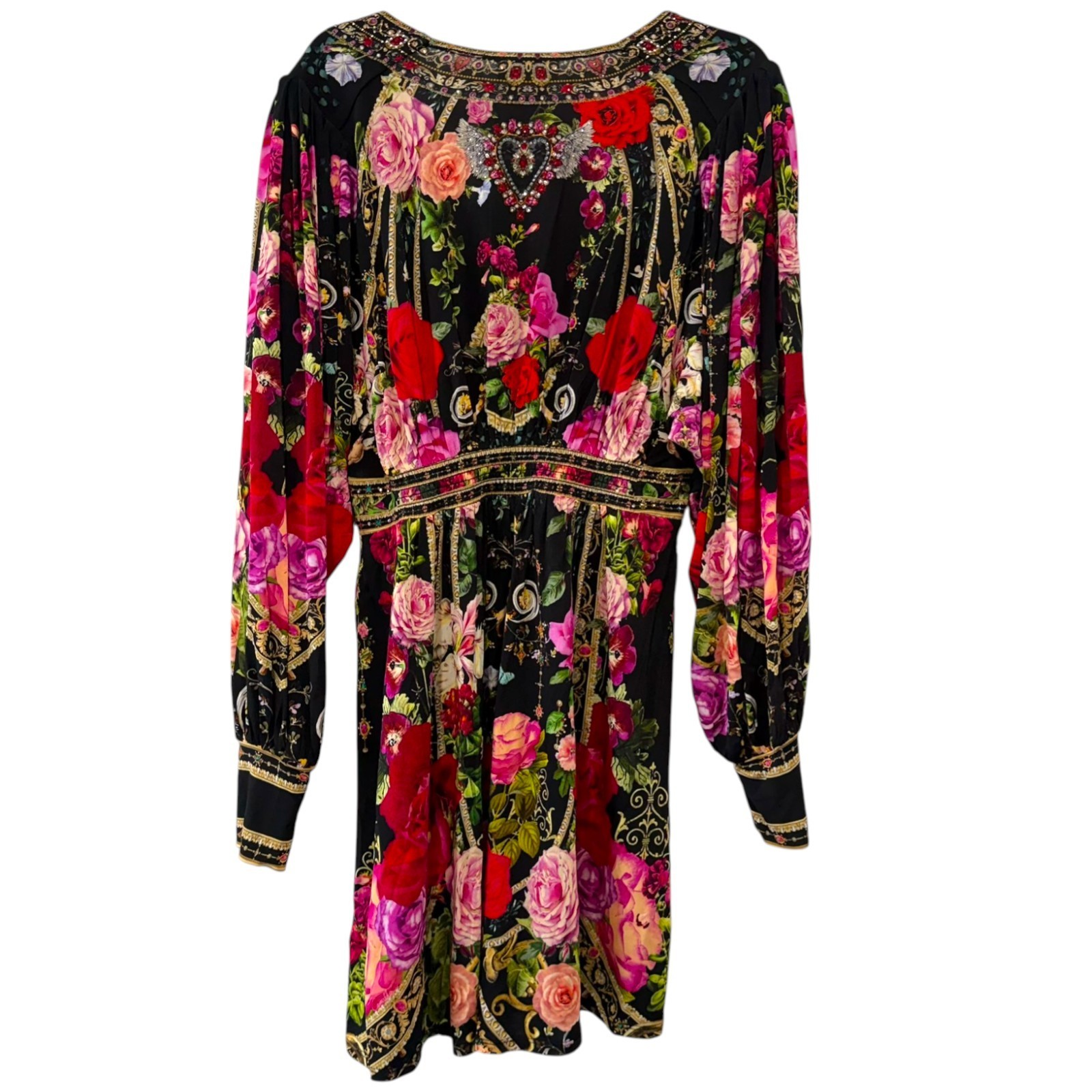Camilla Reservation For Love Dress Size Small S Jersey Waisted Mini Floral