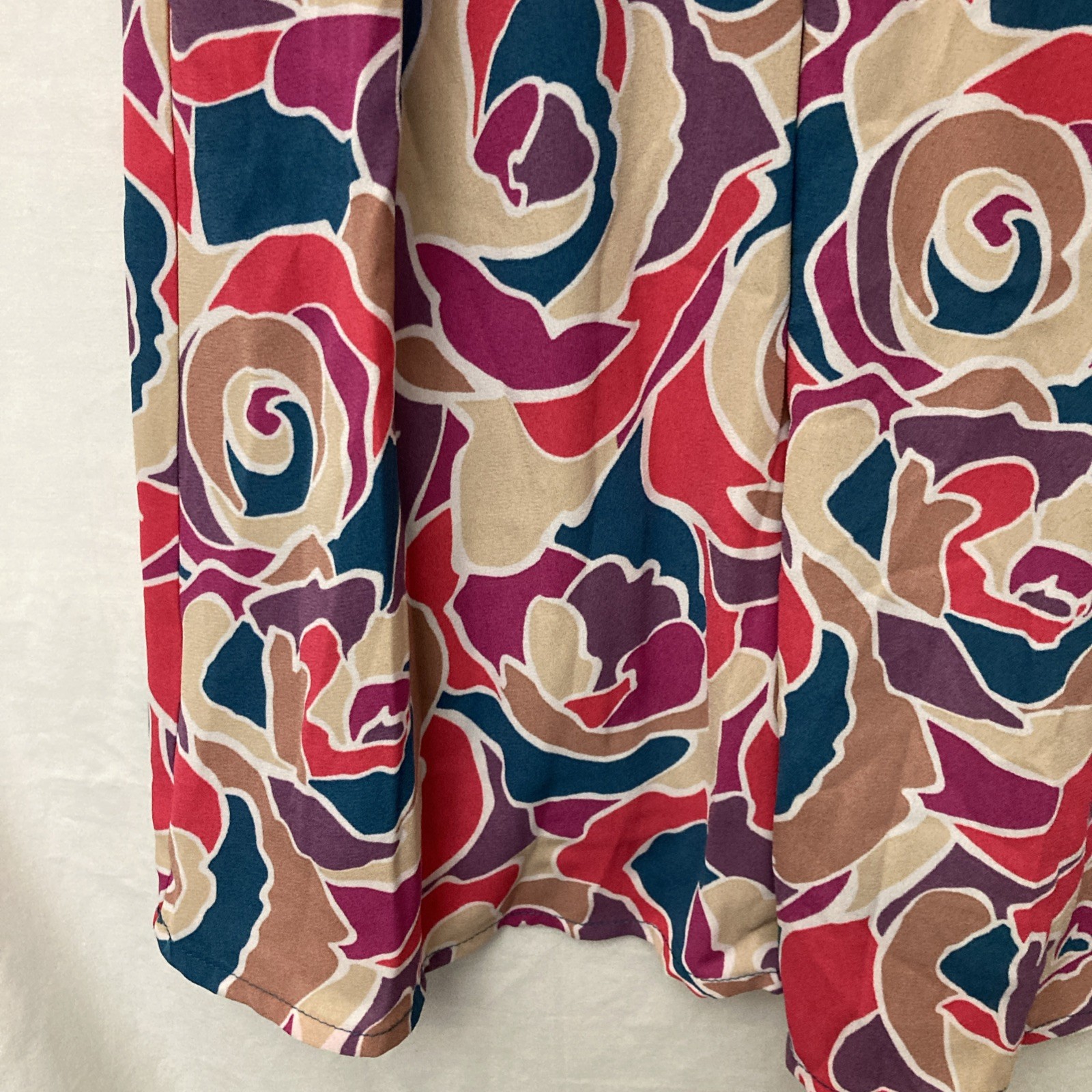 NWT Emily Wonder Women’s Plus Size Multicolor Lined Floral Sleeveless Dress – 1X