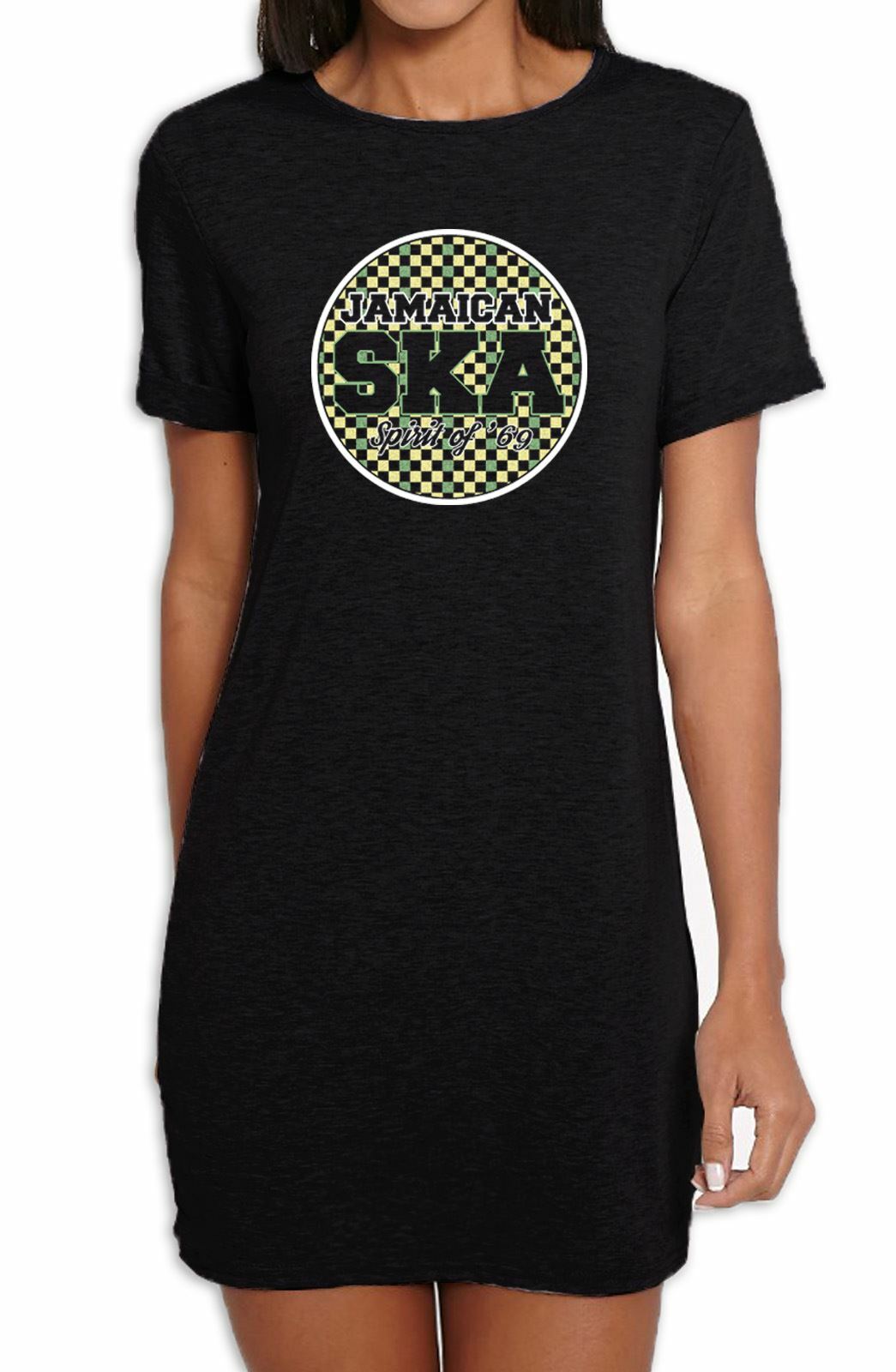 Jamaican Ska Spirit of 69 Ska Women’s T-Shirt Dress
