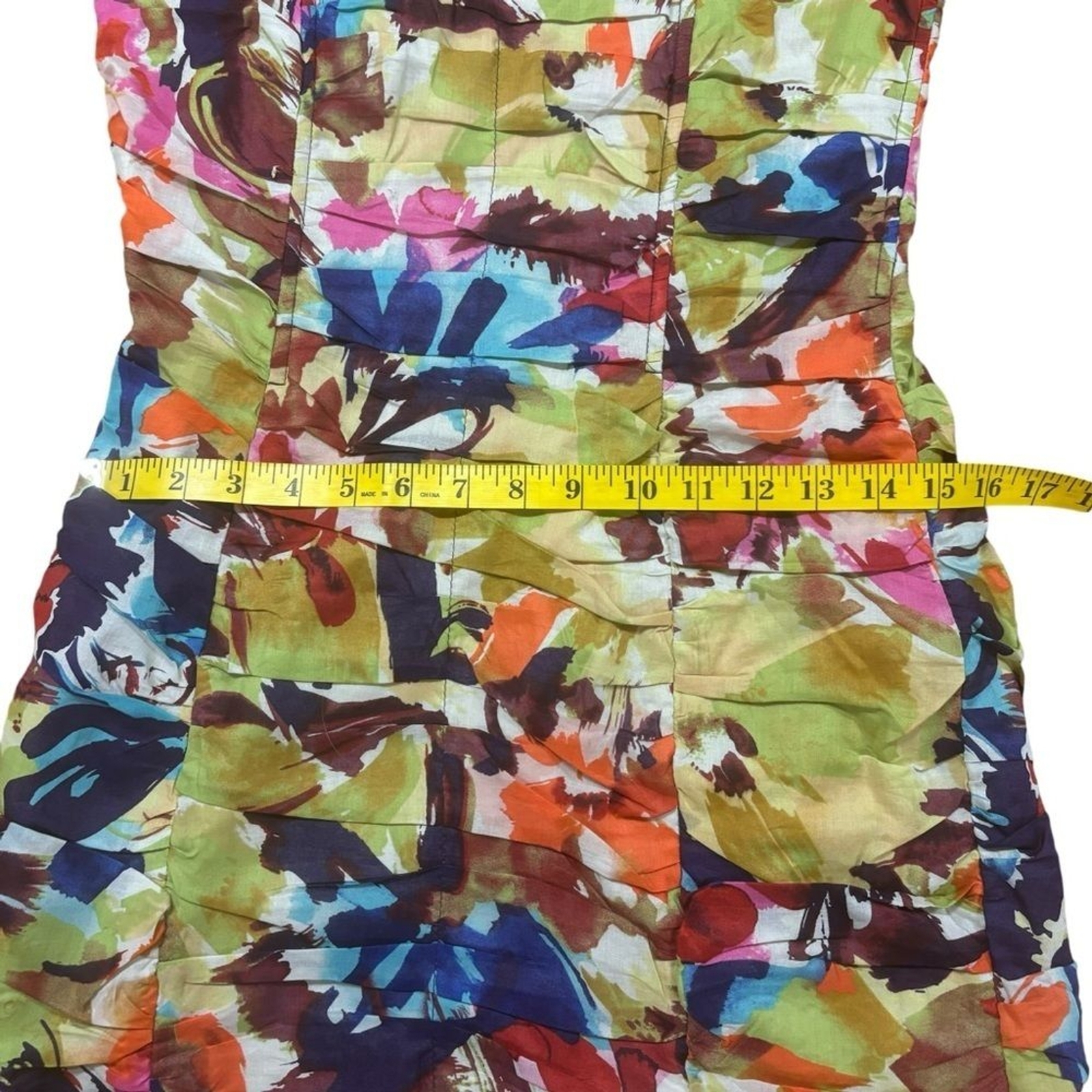 BB DAKOTA STRAPLESS RUCHED LINED MINI DRESS SIZE 8