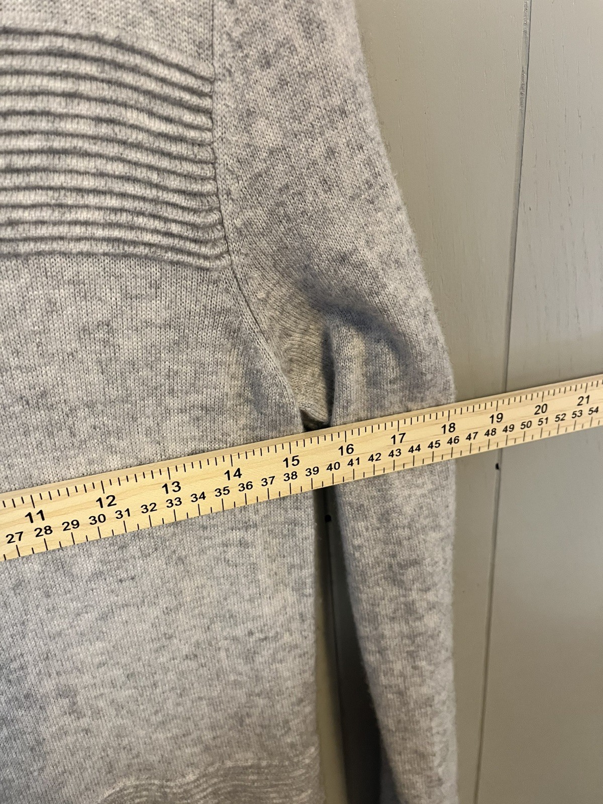 Vineyard Vines Ottoman Cashmere Wool Blend Gray Sweater Dress Size S Ribbed