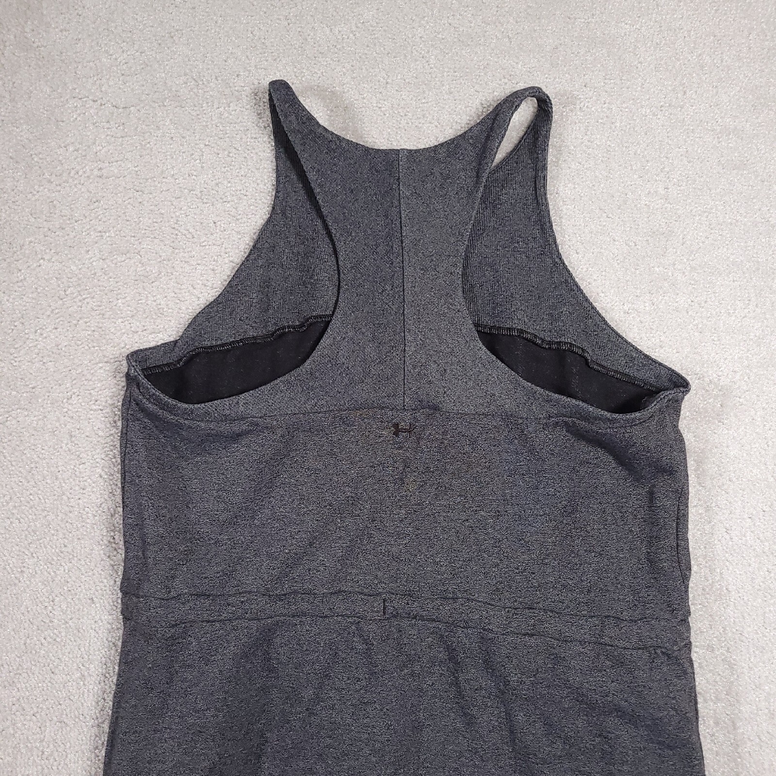 Under Armour Threadborne Shoreline Terry Dress Women’s Large Gray Pockets Cinch