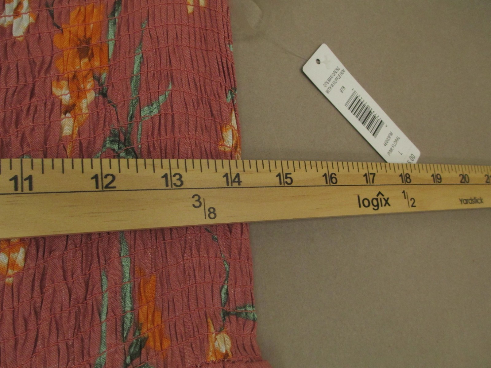 NWT Justify Size L Womens Multicolor Floral Comfy Beauty Asymmetric Dress 552
