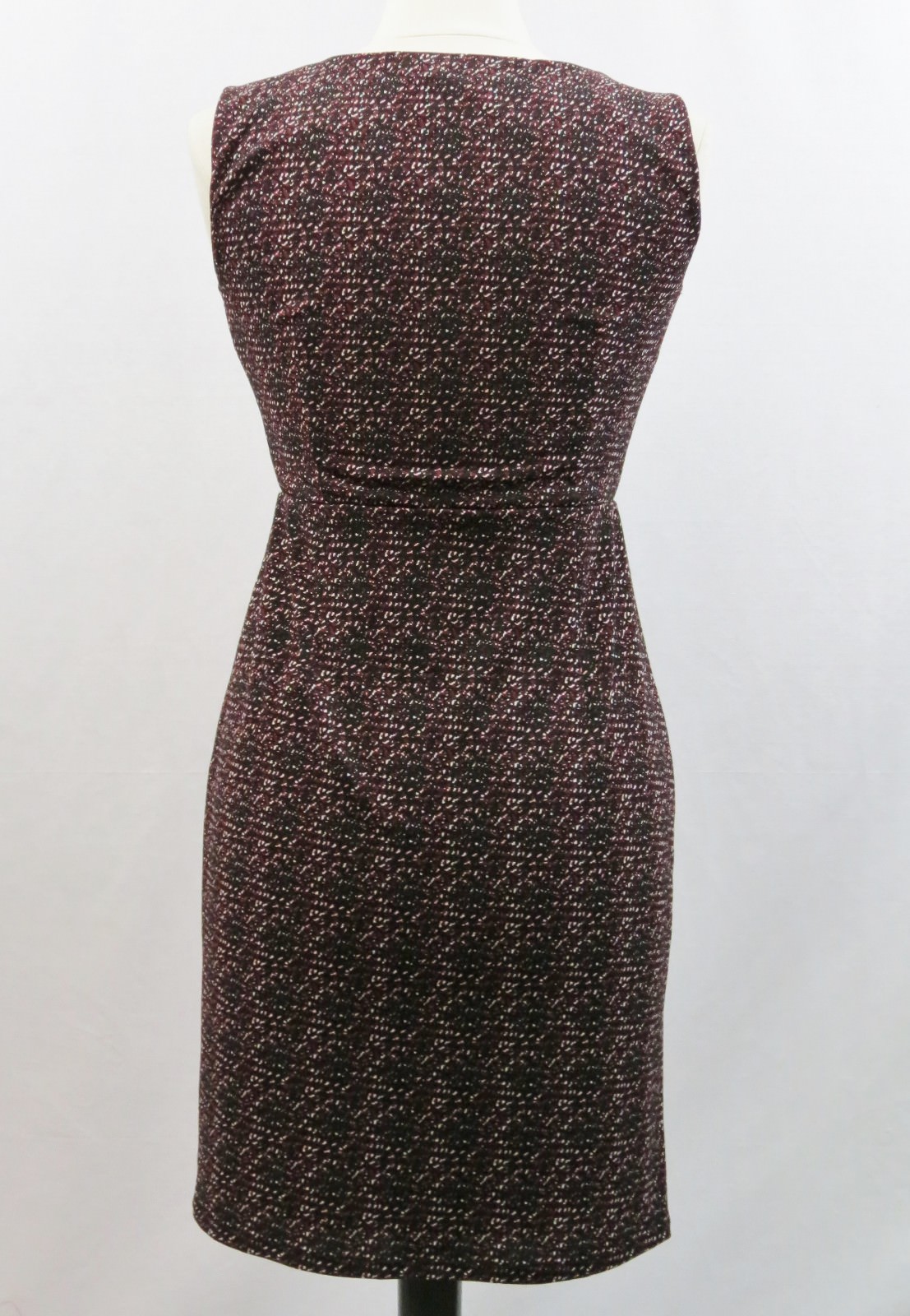 Ann Taylor Brown Multi-Color Sleeveless Gathered Waist Sheath Dress Size 2 NWT