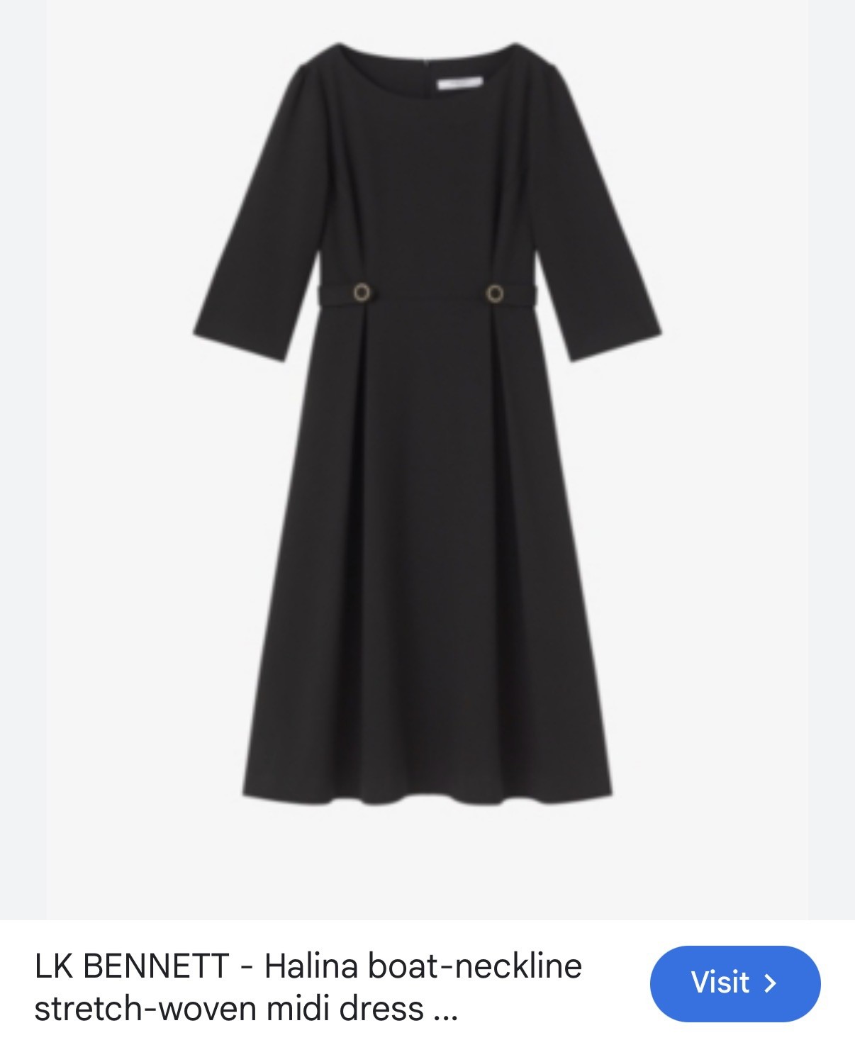LK Bennett Halina Dress black uk20