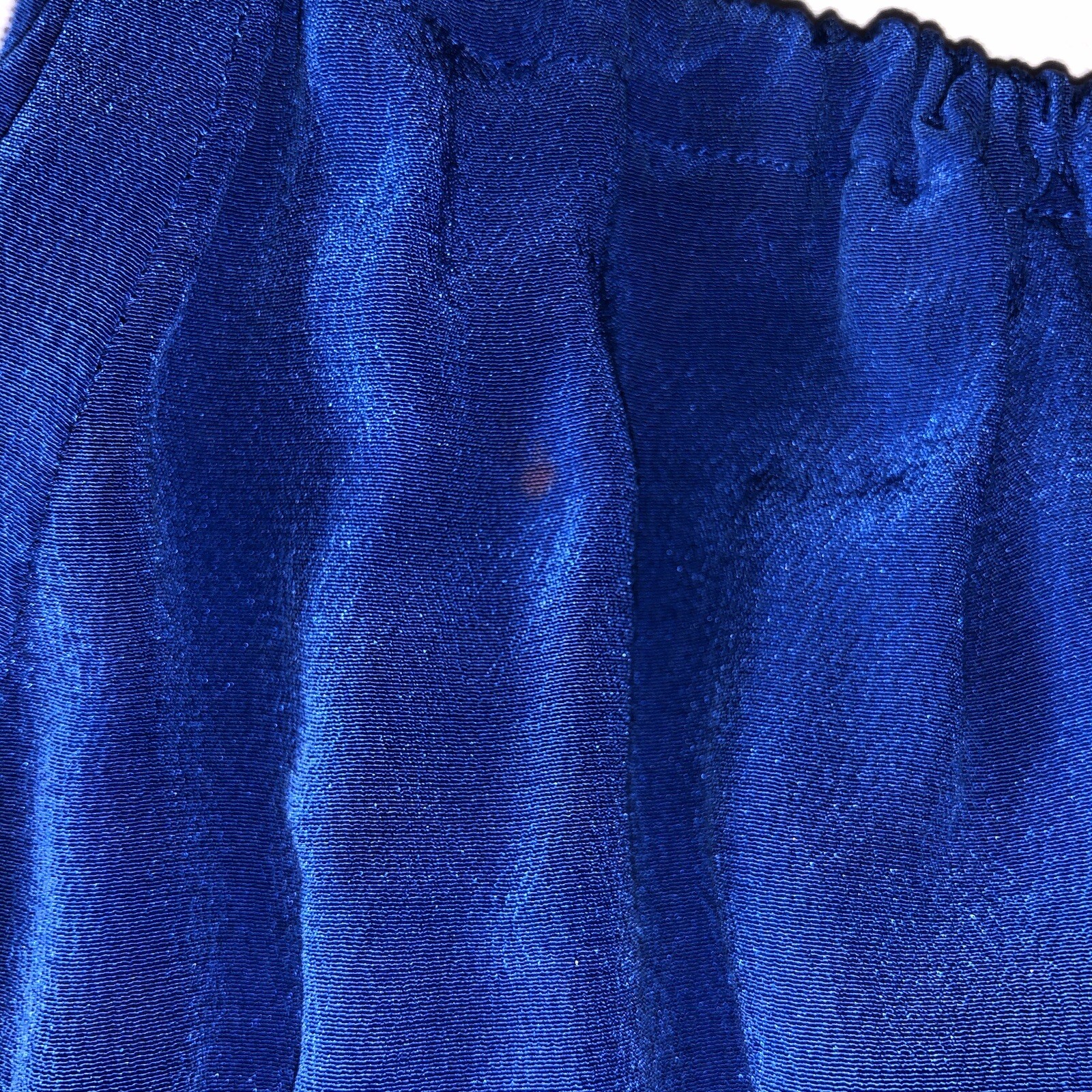 GEREN FORD COBALT BLUE SILK DRESS SIZE UNKNOWN SEE PHOTO MEASUREMENTS