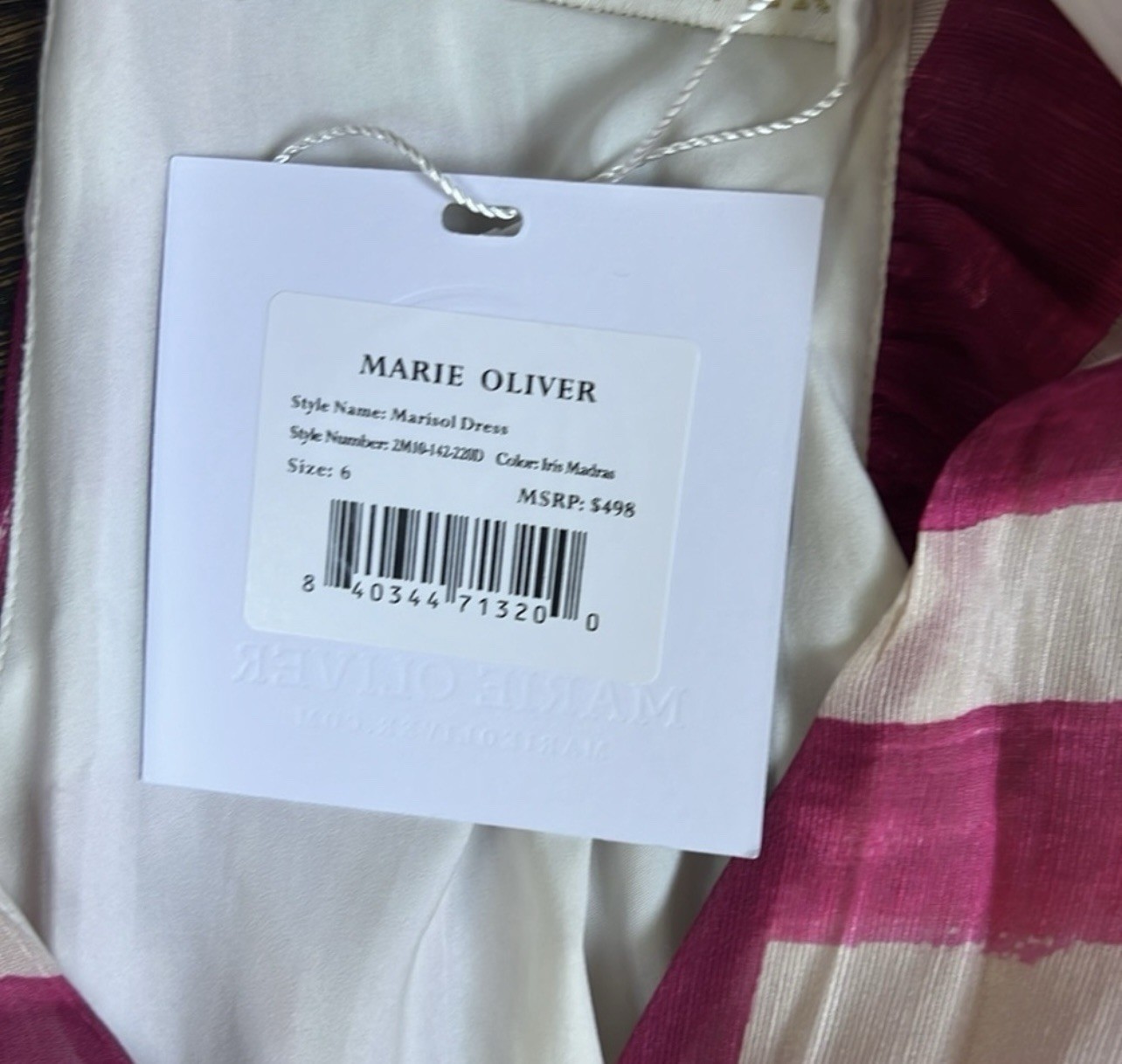 Marie Oliver Marisol Dress Size 6