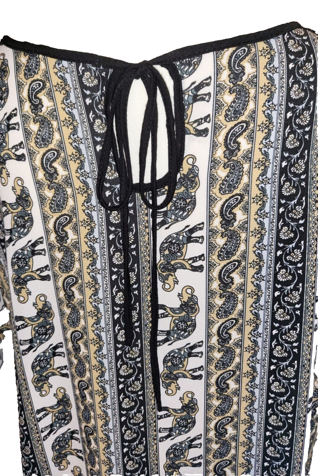 Love Crazy Womens Size XL Shearling Knee Length Dress, Graphic Print Stripes