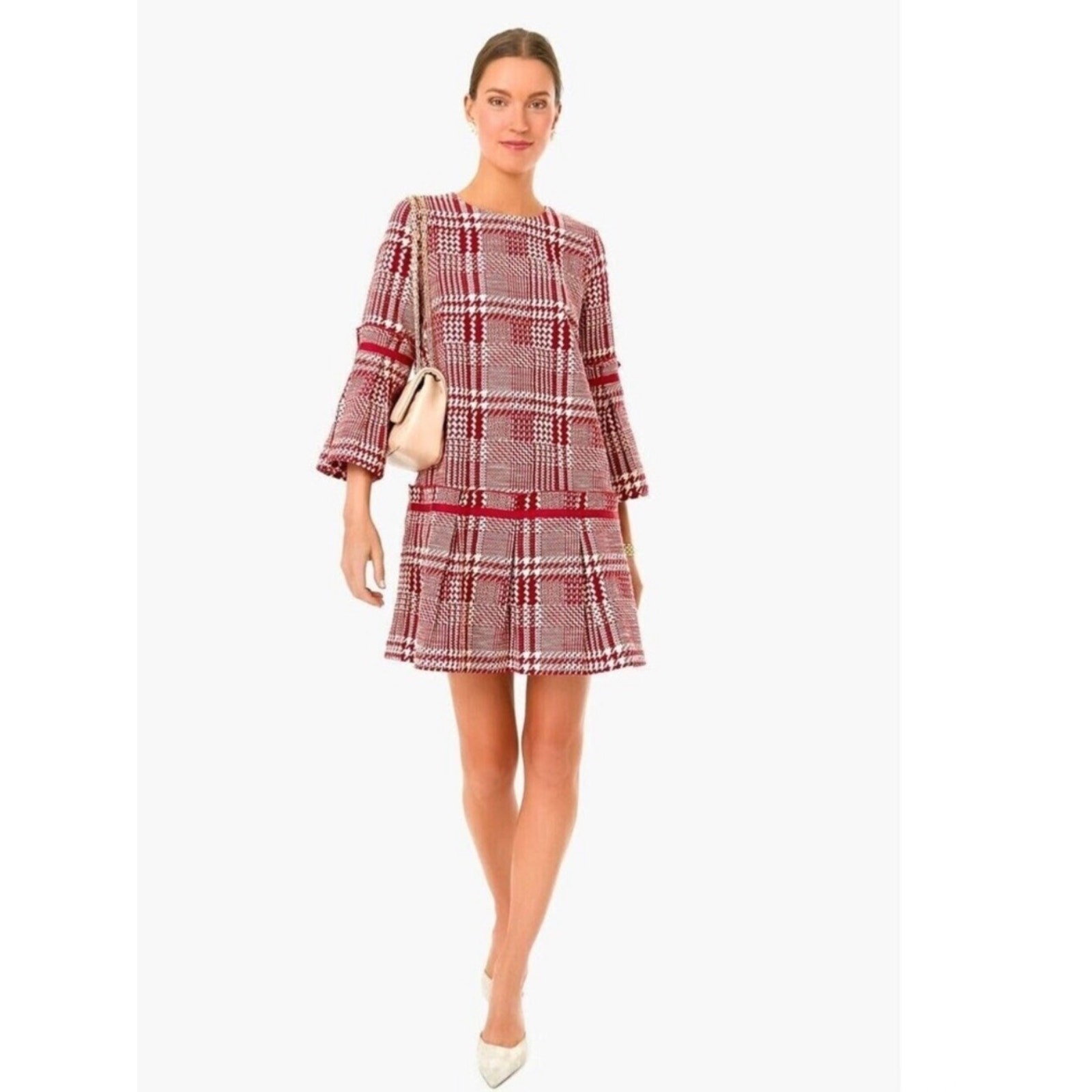 Tuckernuck Cranberry Check Kennedy Dress