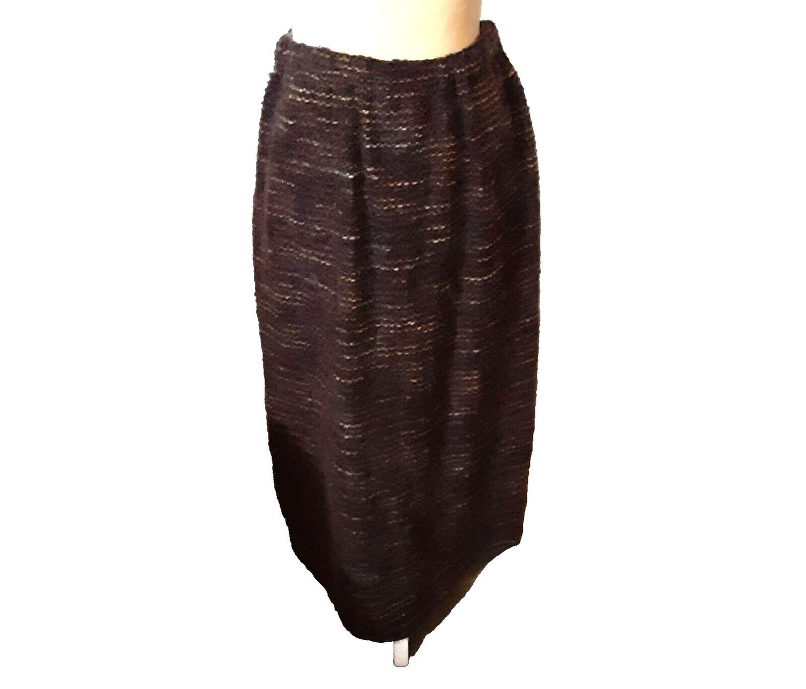 Structured Chaos Two-Piece Woven Dress Set Medium Deep Tones Mohair Blend Midi