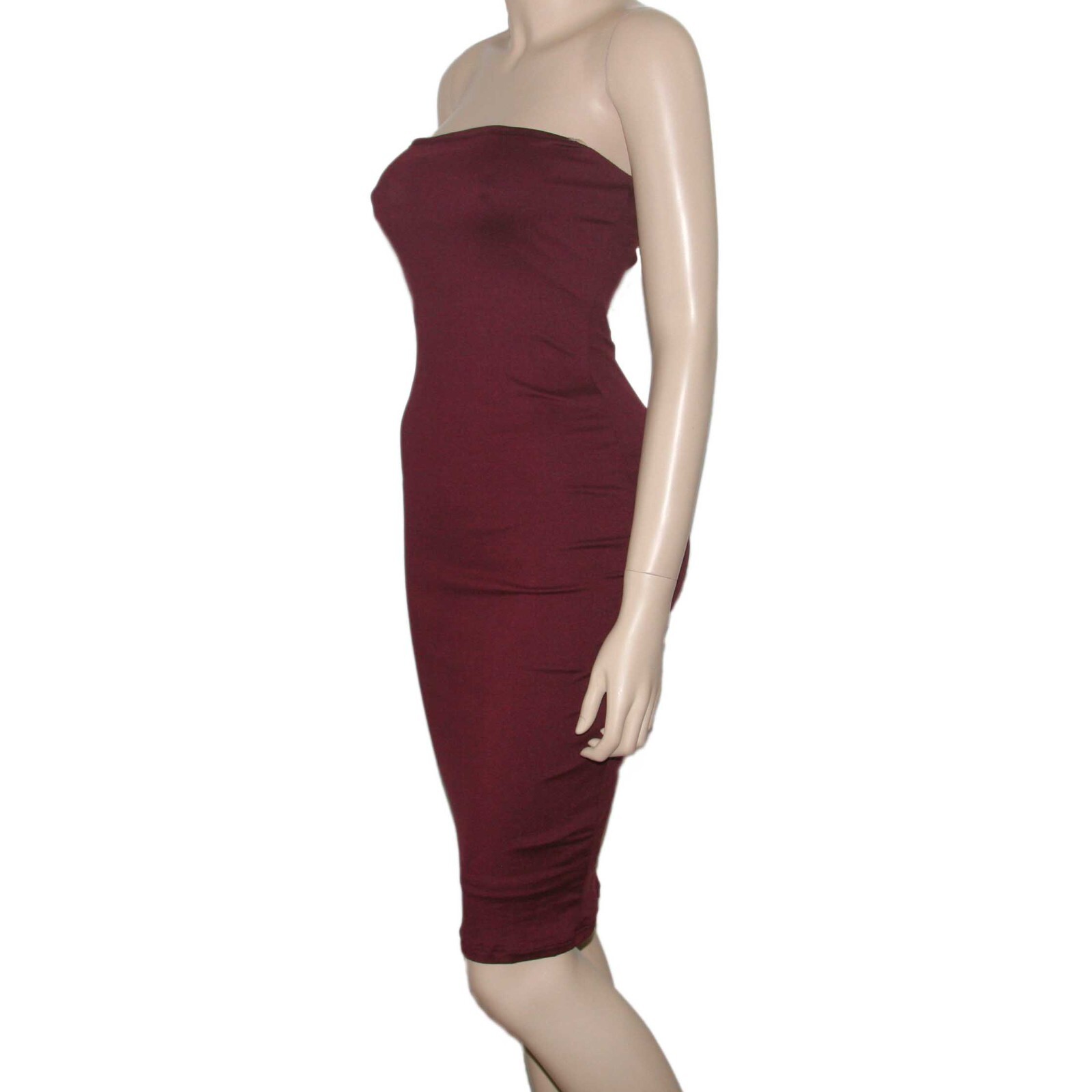 Akira Women’s Strapless Dress lined faux suede