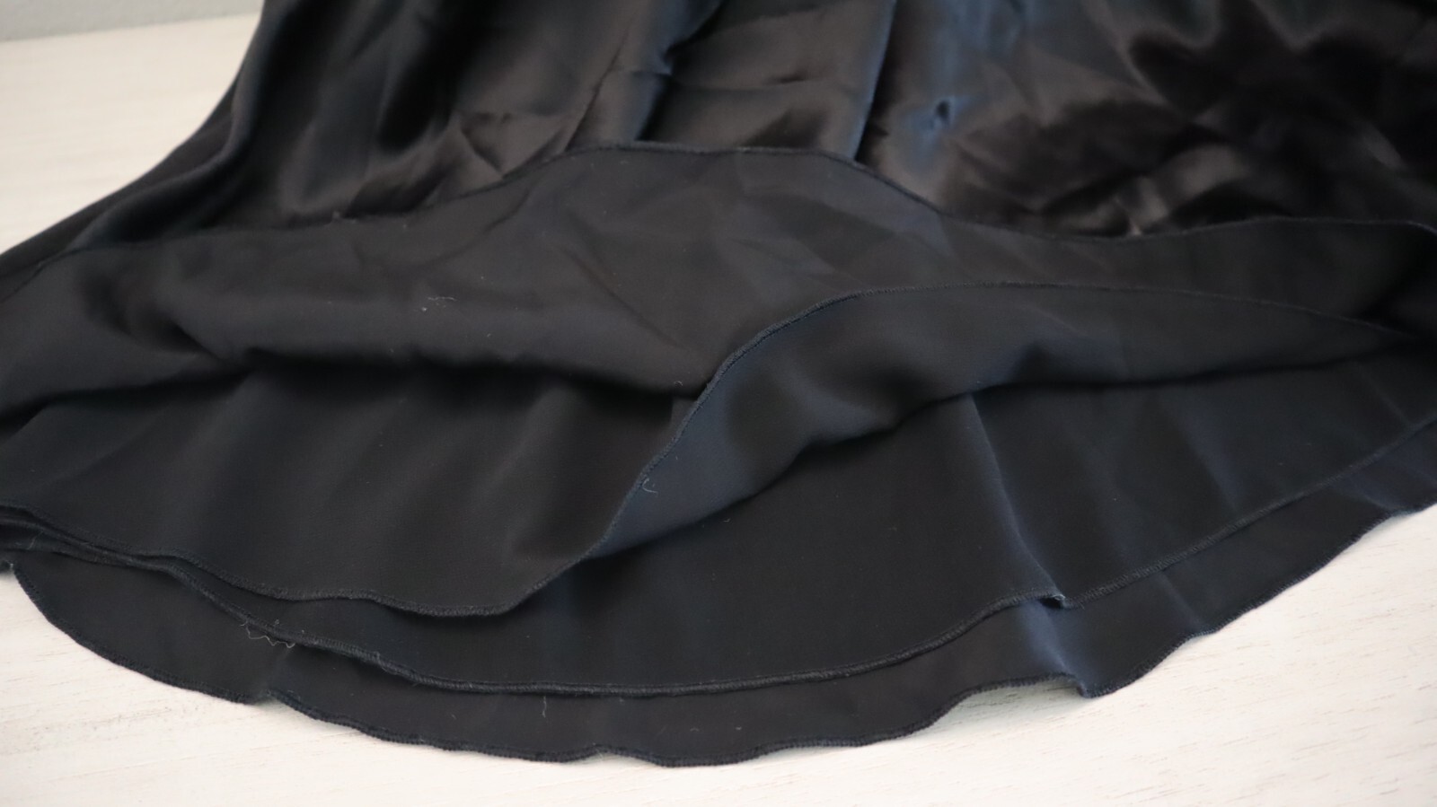 ATM x Anthony Thomas Melillo Women’s Sz S Black Silk Surplice Mini Dress $475