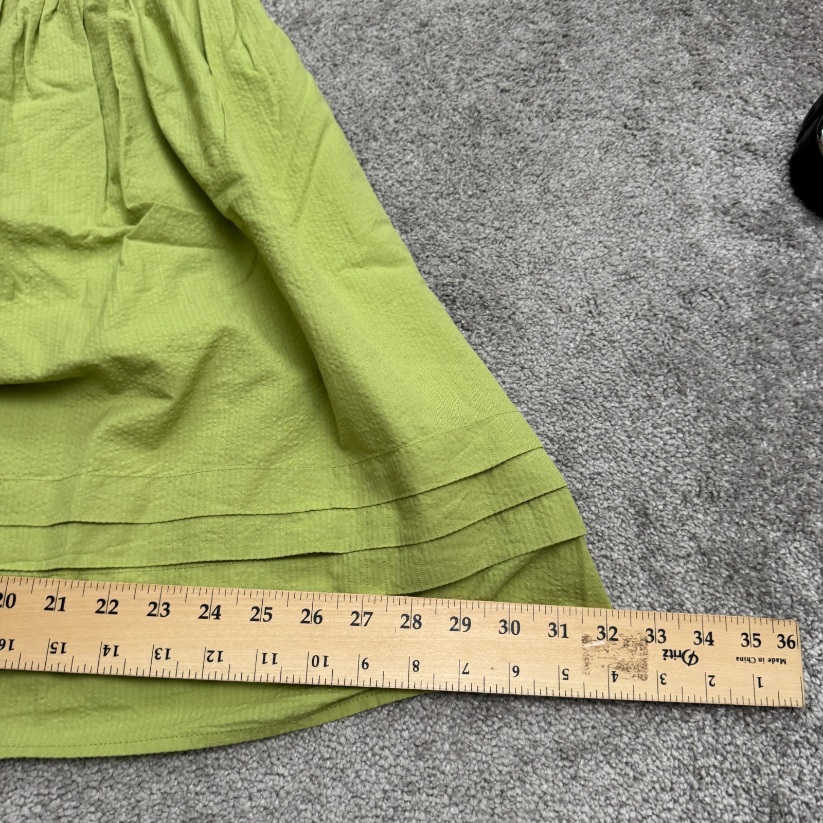 Princess Highway Modcloth Sanda Puff Sleeve A-Line Mini Dress Women 10 Green NWT