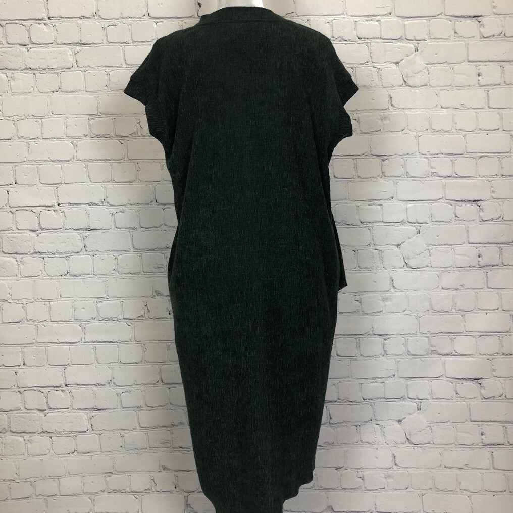 Gershon Bram Dress Size XS Green Textured Pockets