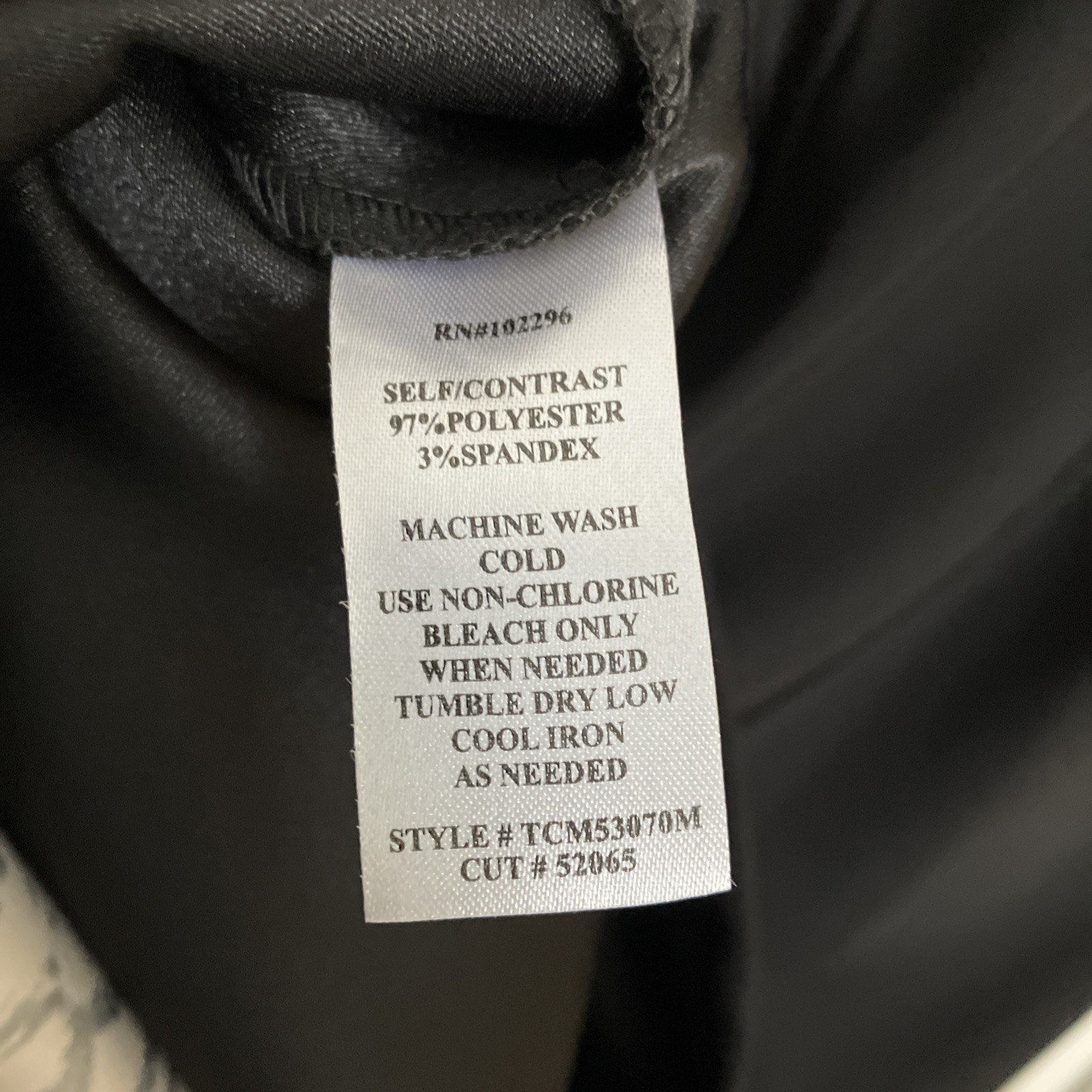 Connected Apparel Black Bodycon Beige Patterned Midi Dress Size 10, V-Neck