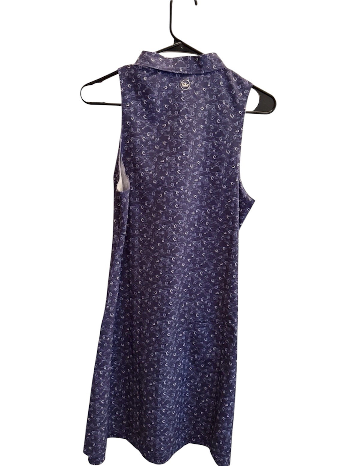NEW Peter Millar Carner Tossed Paisley Sleeveless Sport Golf Dress Medium UPF 50
