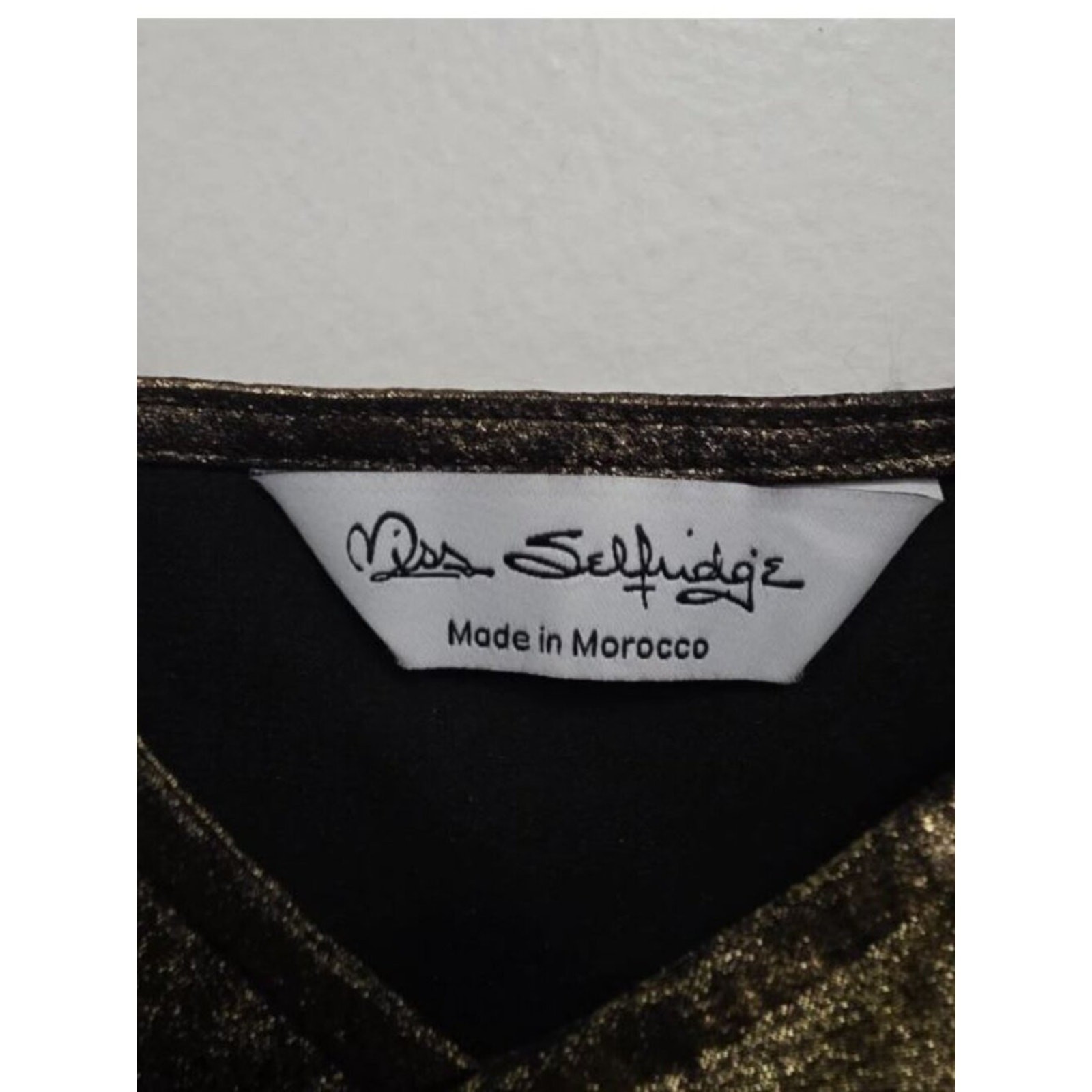 Miss Selfridge Y2K Asymmetrical Maxi Slip Dress 4 Metallic Gold Ruffle Cocktail