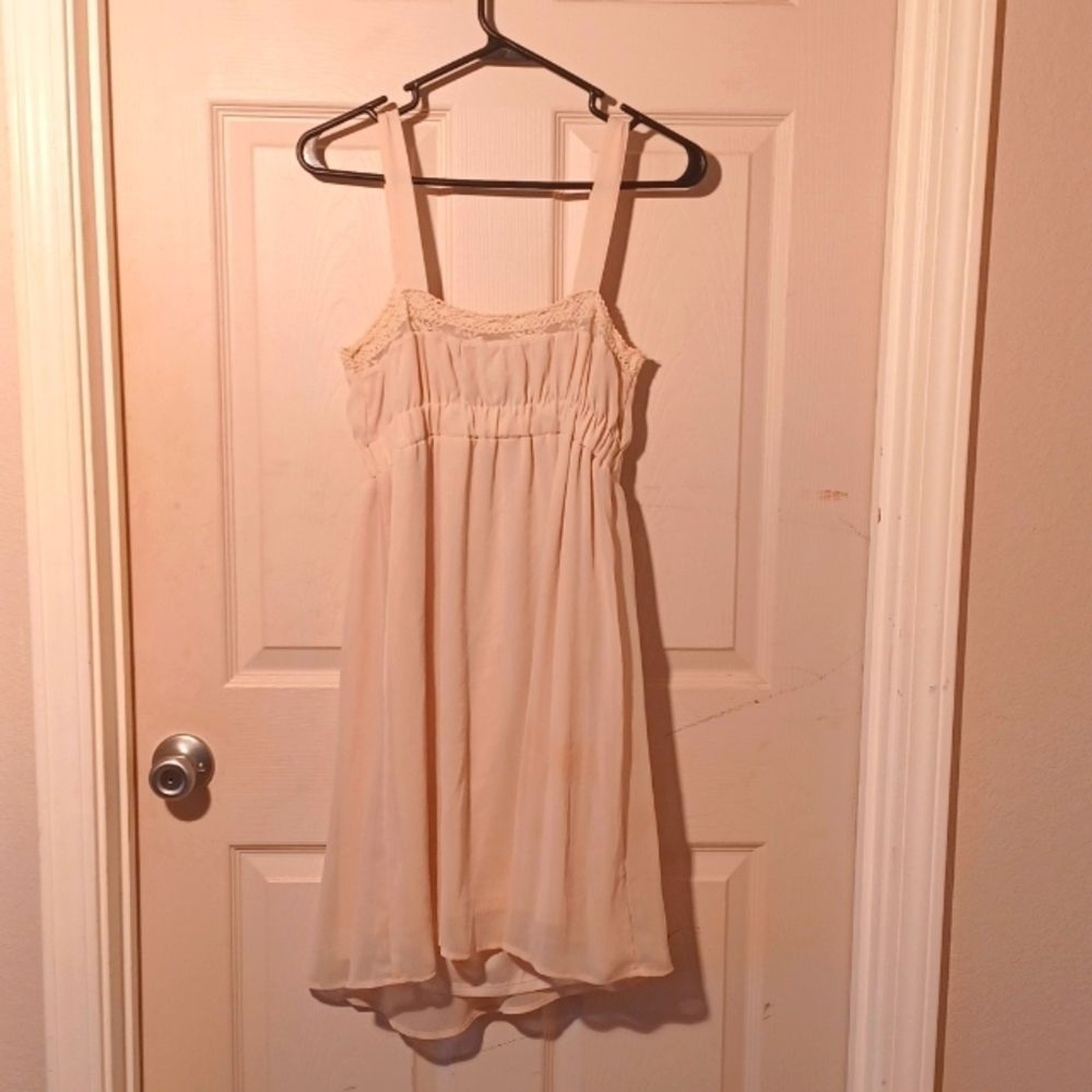 MUDD LARGE CREAM DRESS WITH LINER