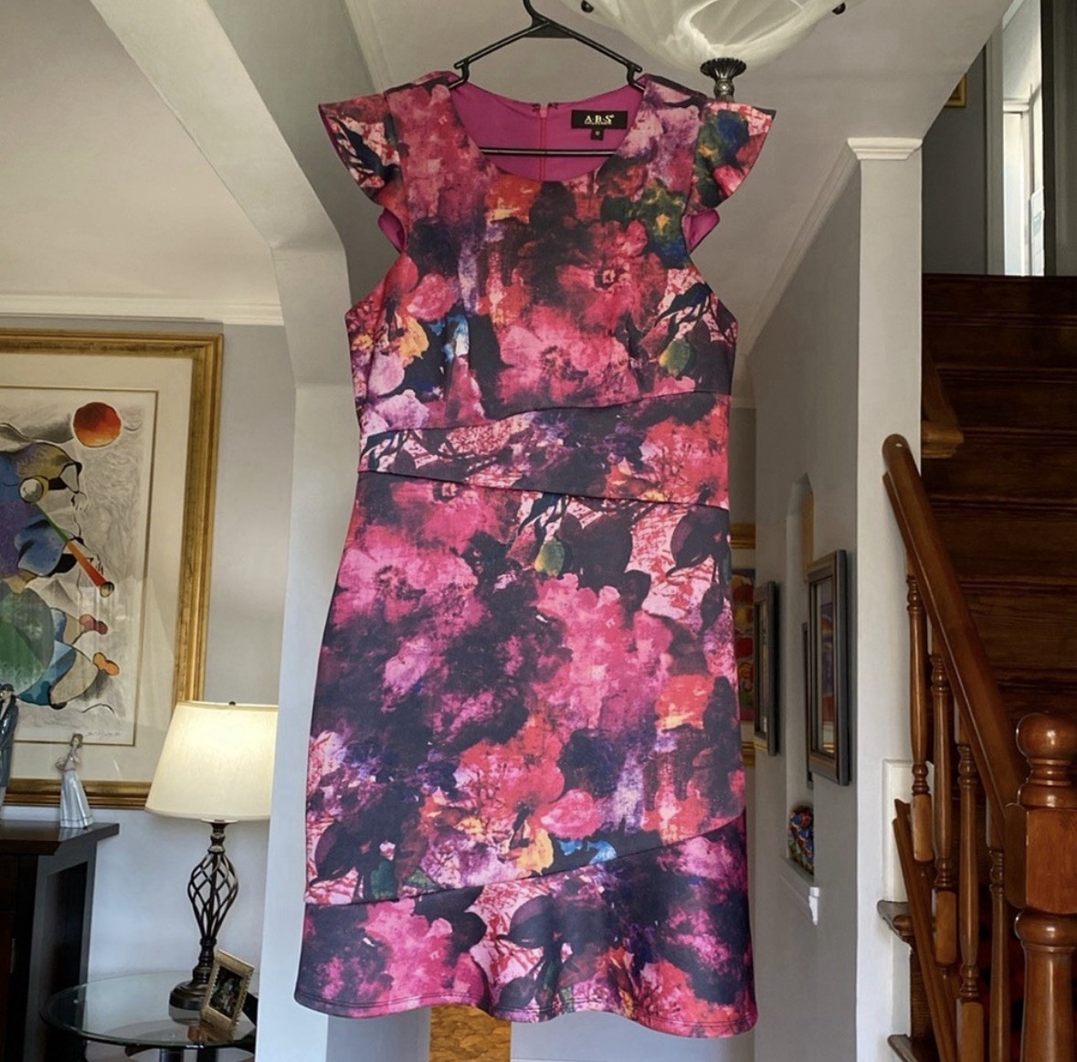 ABS Floral Dress Sz 12