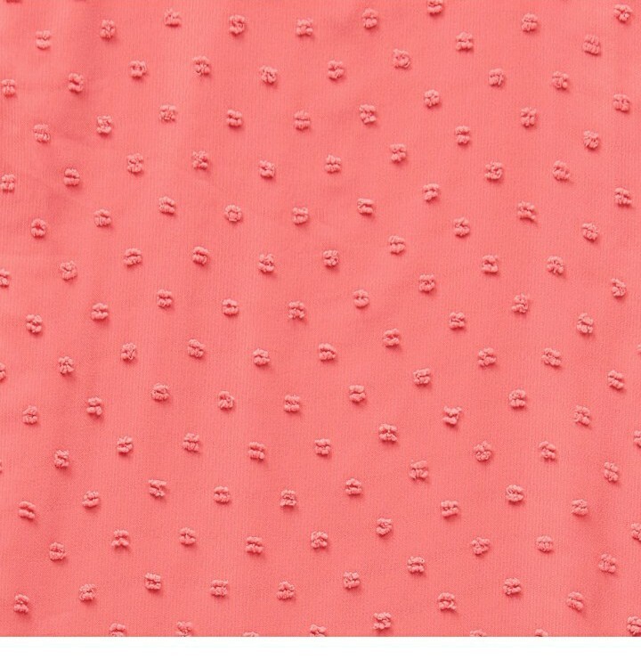 New Maia Sleeveless Dot Fit + Flare Dress Coral Sz 12