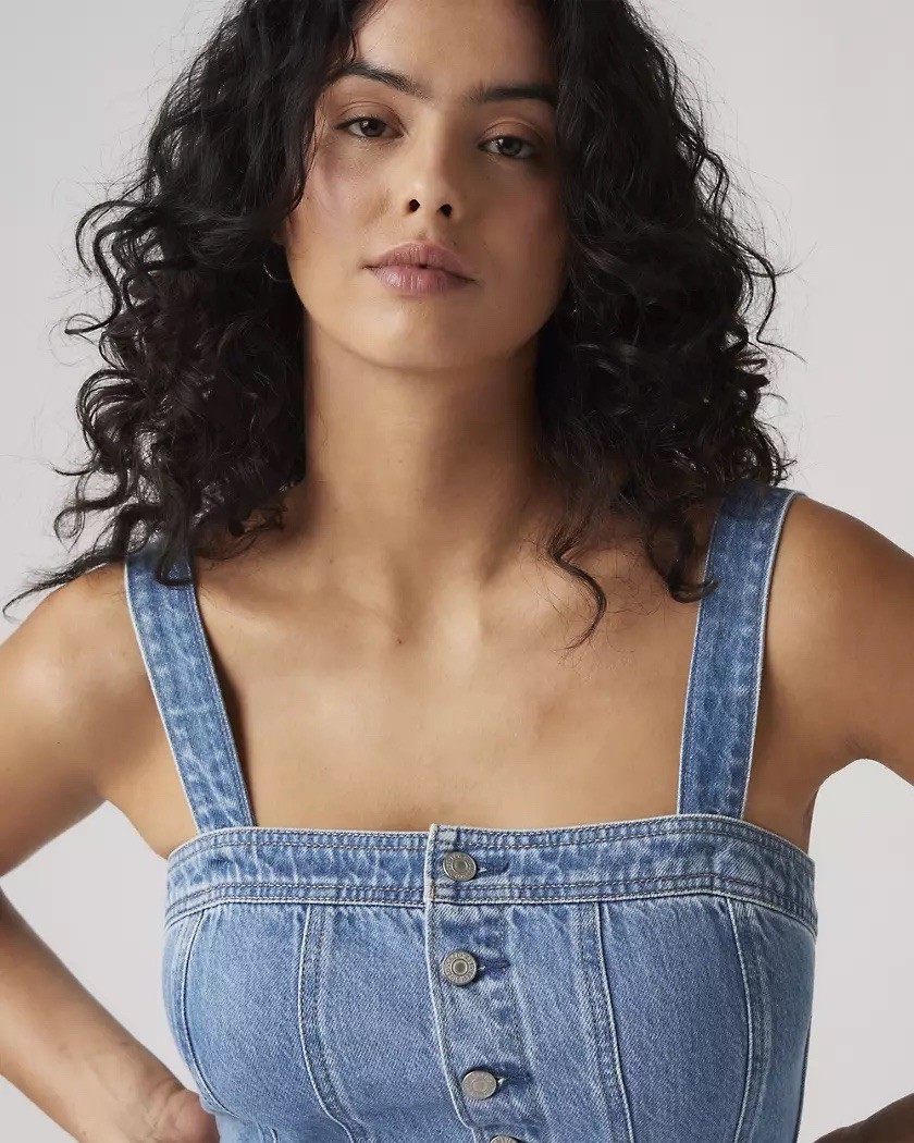Levi’e Denim ICONIC BUTTON-UP DRESS