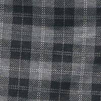 CALVIN KLEIN Womens Gray 3 Button Cuff Plaid Short Dress Petites 4P