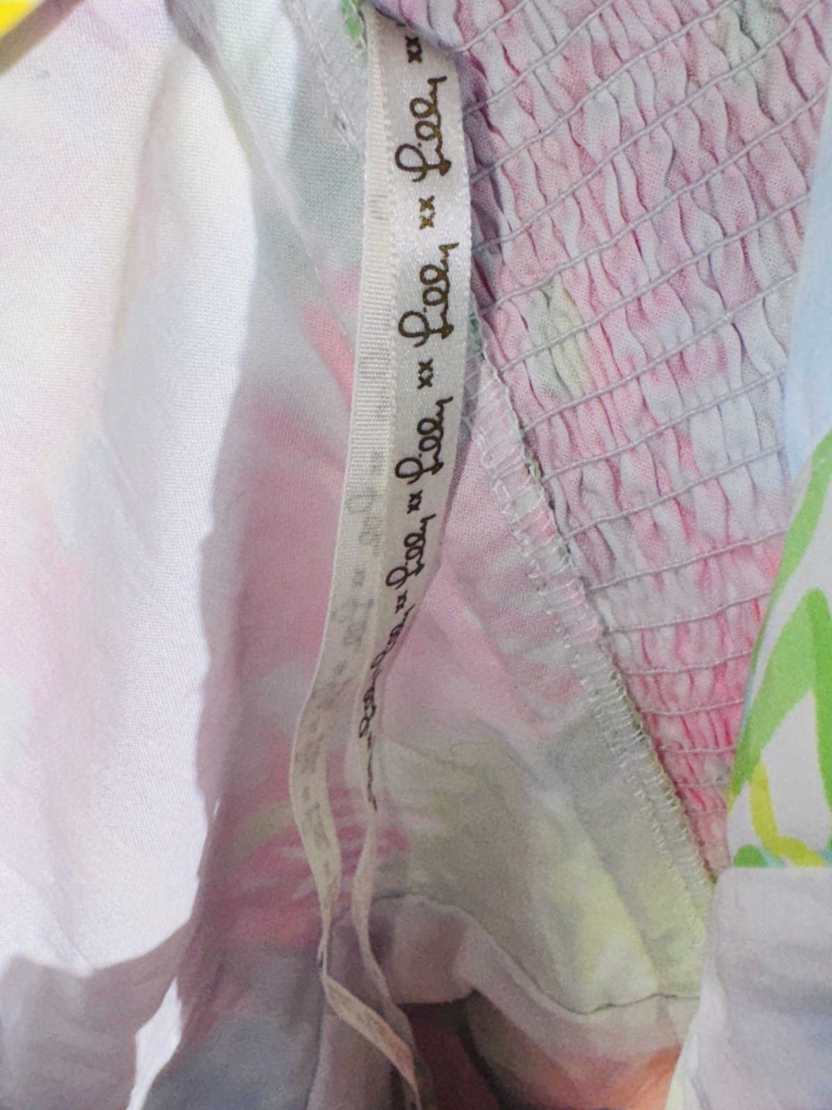 Lilly Pulitzer Ardleigh Lovers Coral Size 0 XS Bright Multicolor Floral Neon EUC