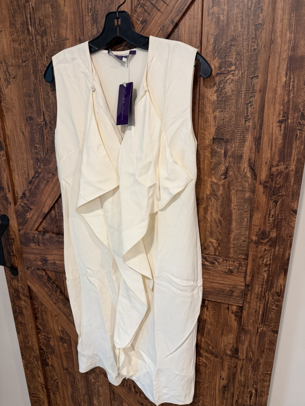 Ralph Lauren Purple Label Collection Women’s 2 Chantel Ruffle Front Dress – Read