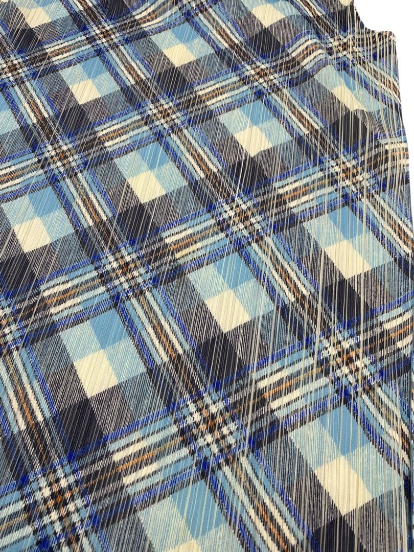 PLEATS PLEASE Issey Miyake Dress Check Pattern Size 3