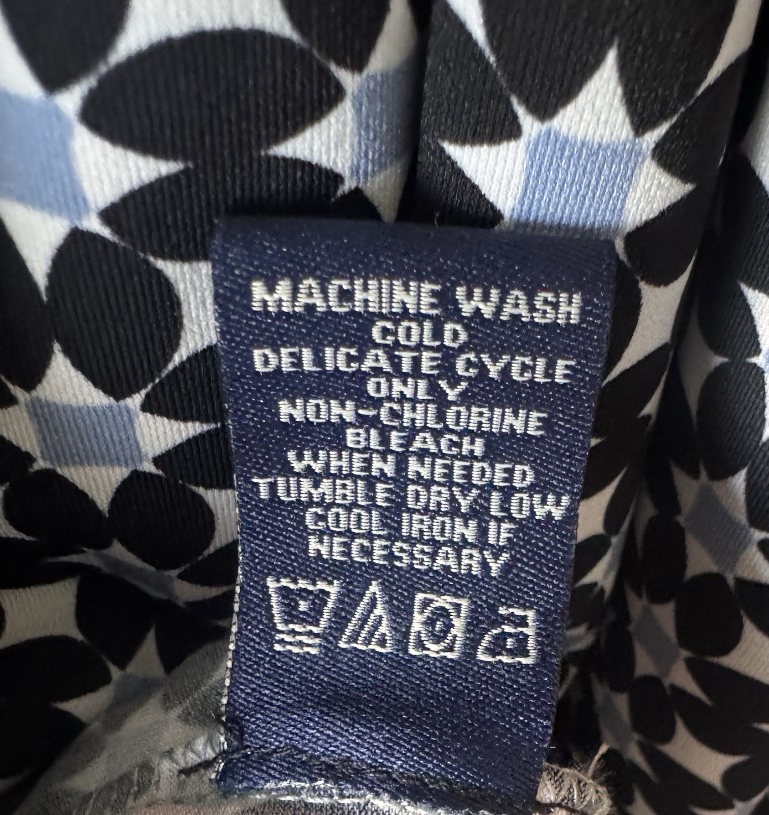 NWT Max Edition Women’s Blue White Black Geometric W/ Belt Stretch XL NEW