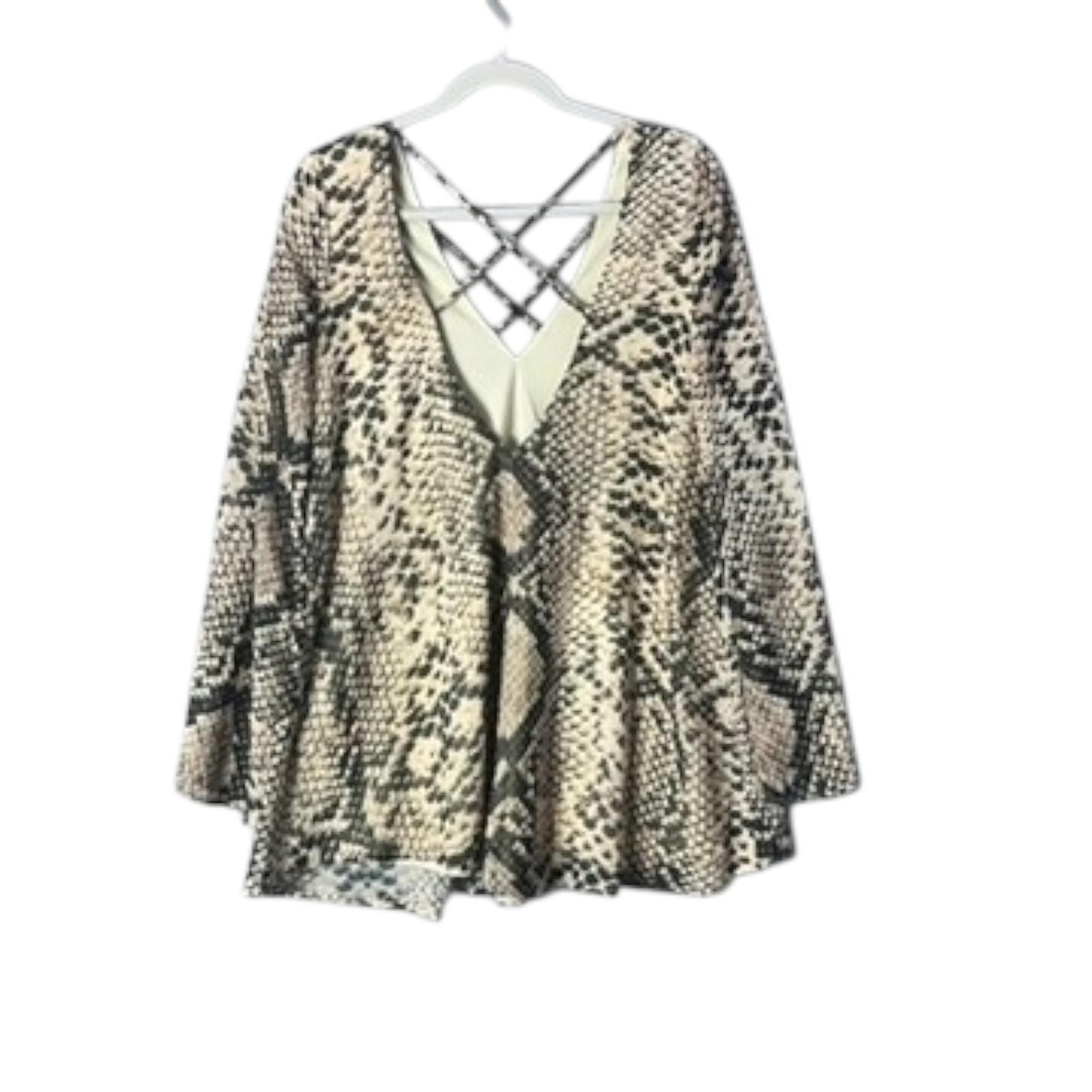 Show Me Your MuMu Joni Flow Python Print Mini Dress Size X-Small