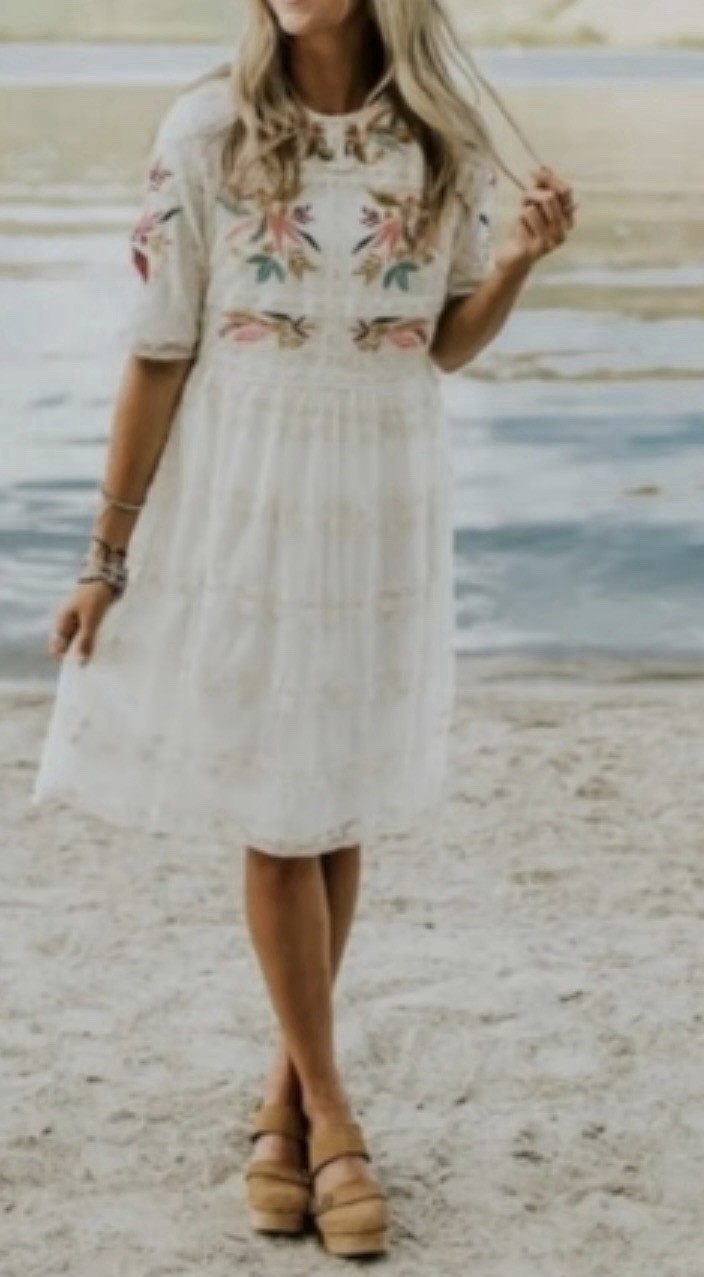 BEAUTIFUL Roolee Pando Grove Lace Floral Dress NWT Size Large