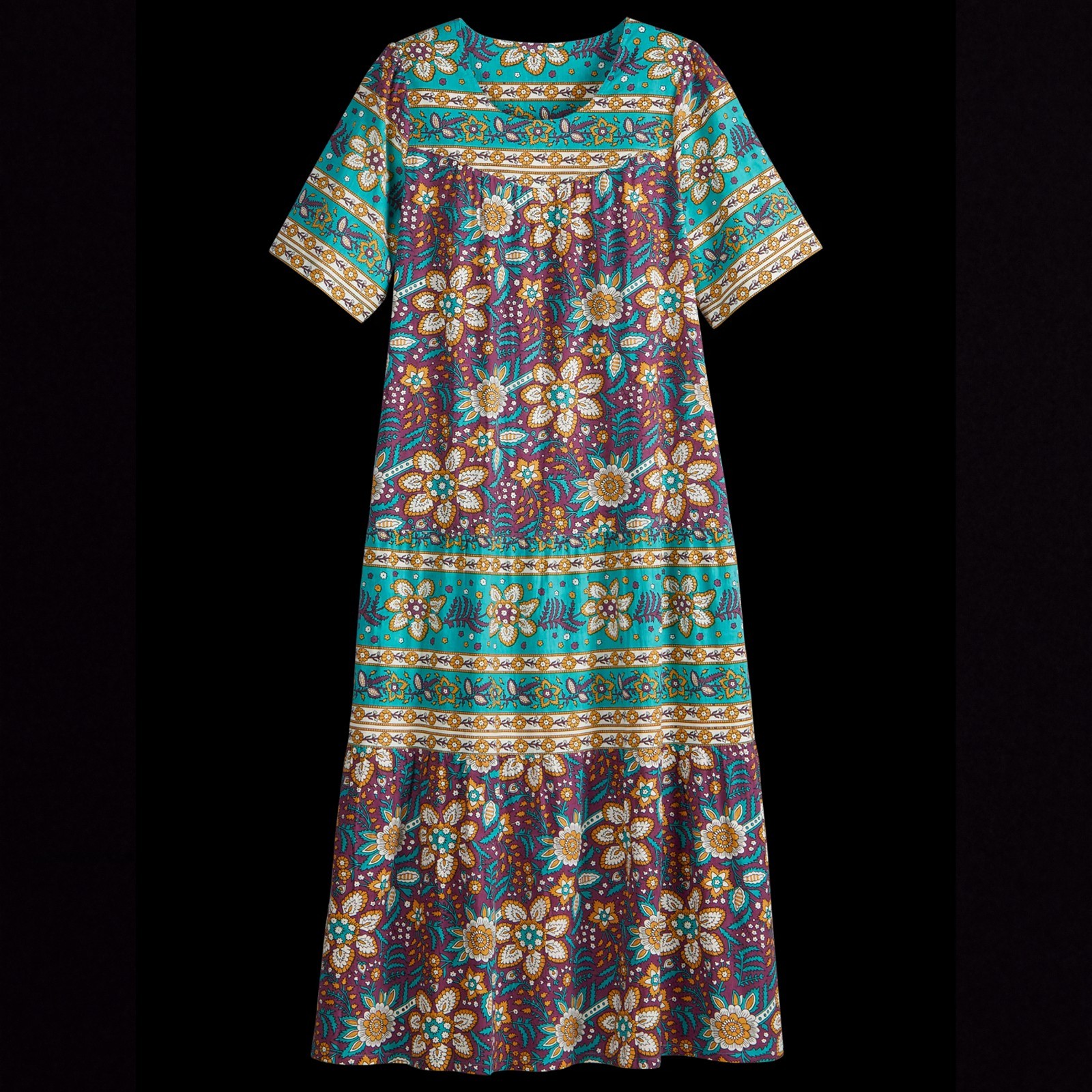 Ankle-Length Cotton Muumuu