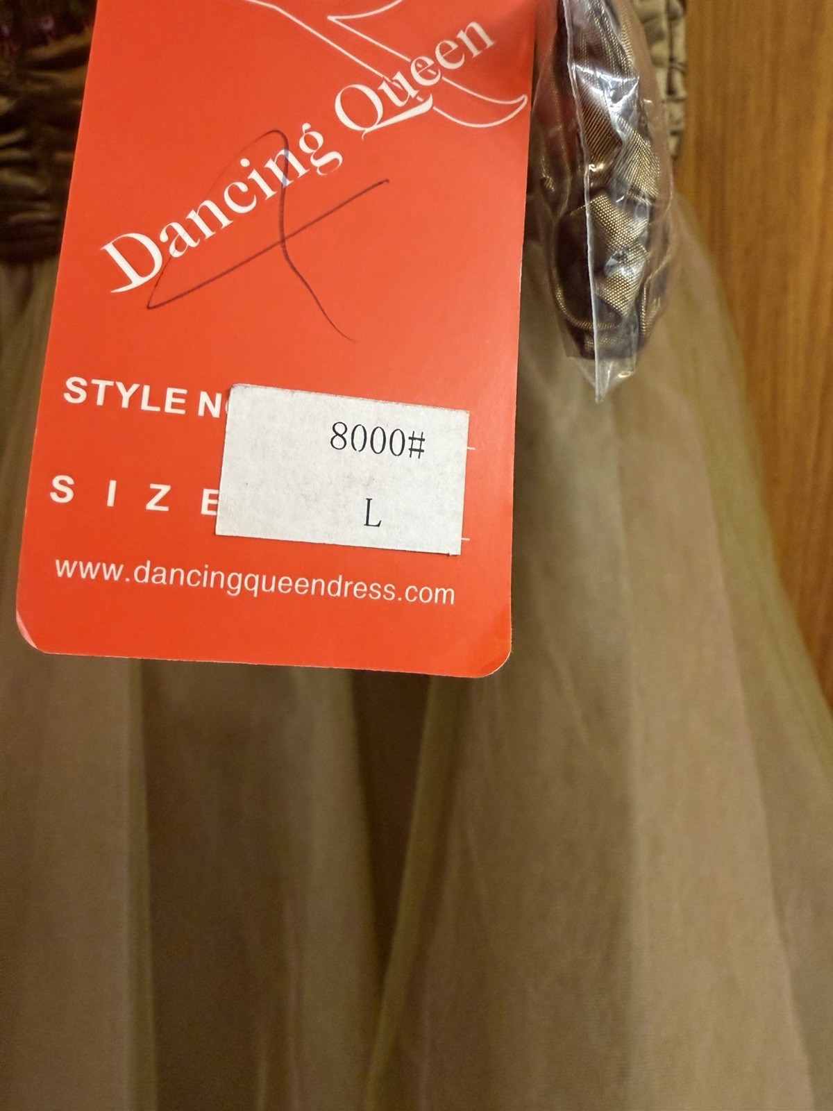 Dancing Queen Short Iridescent Layered Tulle Fit and Flare Formal Dress L – NWT
