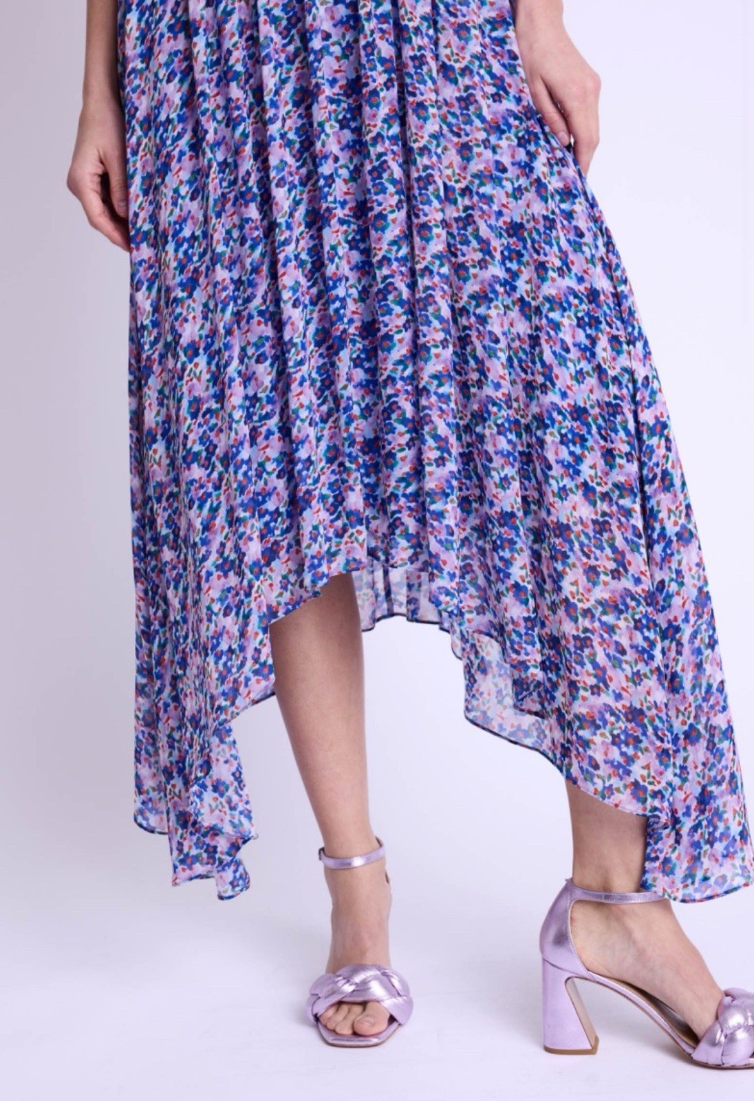 BERENICE Romila Printed Flowing Maxi Dress BNWT 36/S $299