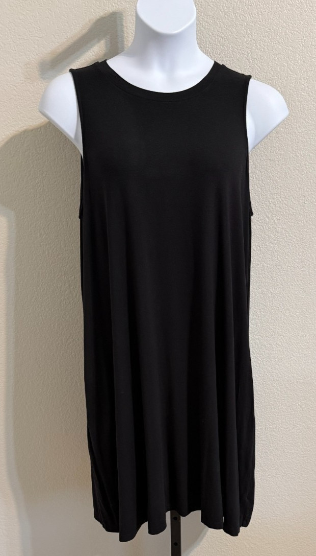 Time & Tru women’s size XXL black tank dress.