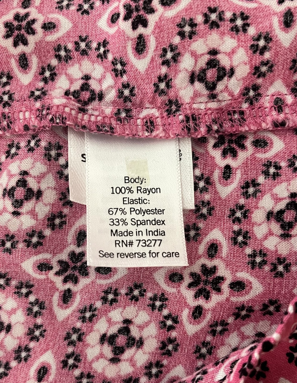 Pink SUN DRESS Croft & Barrow size Medium smocked bodice casual comfortable