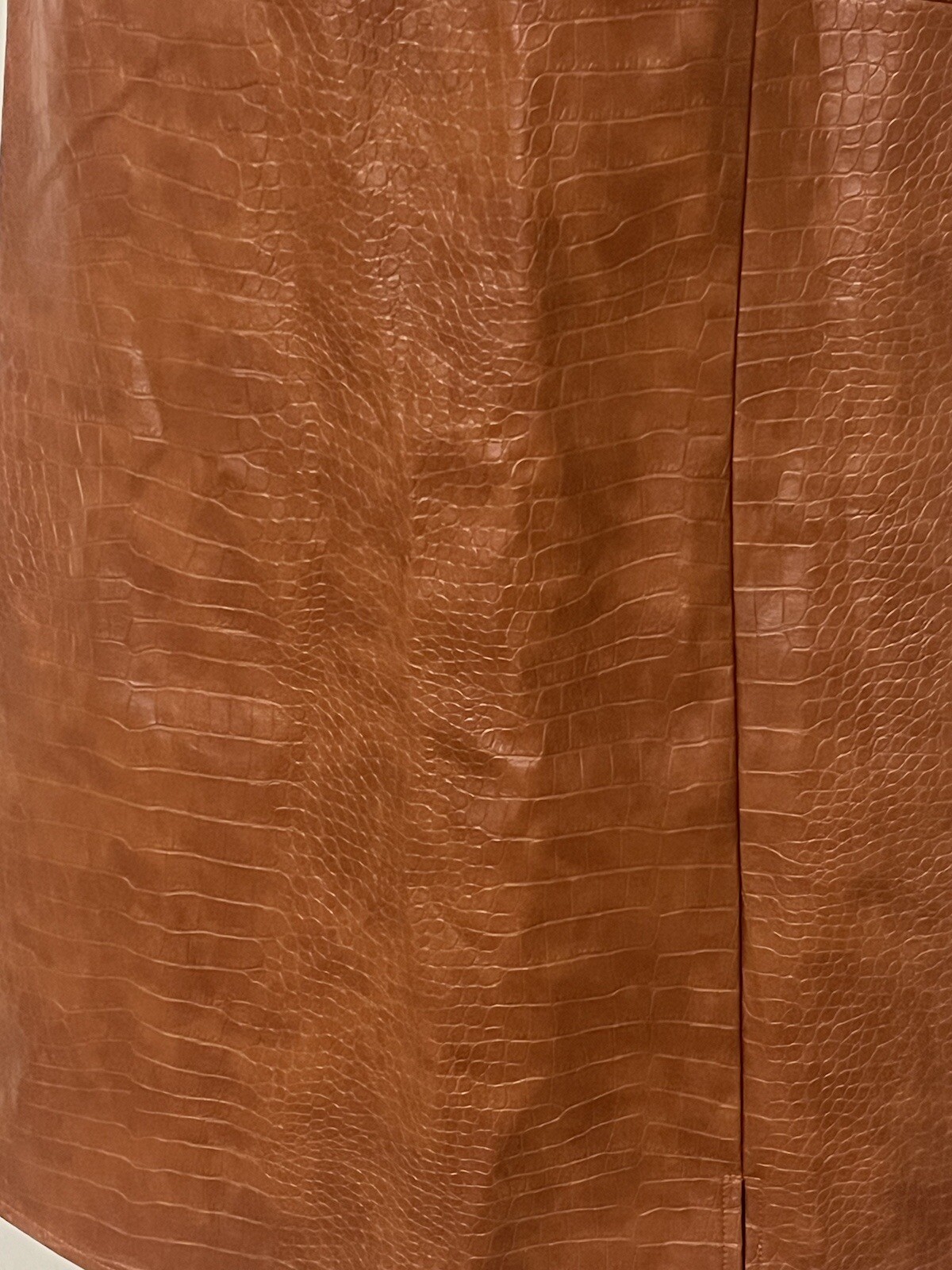 NWT Le Lis Collection Womens Camel Croc Dress w/ Adjustable Straps – Size Medium
