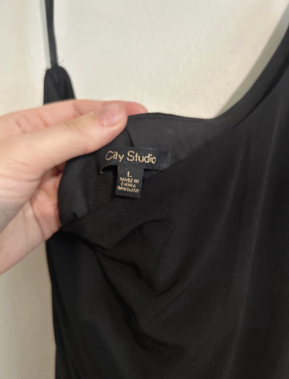 City Studio Black One-Shoulder Ruched Mini Dress Rhinestone Cuff Party L