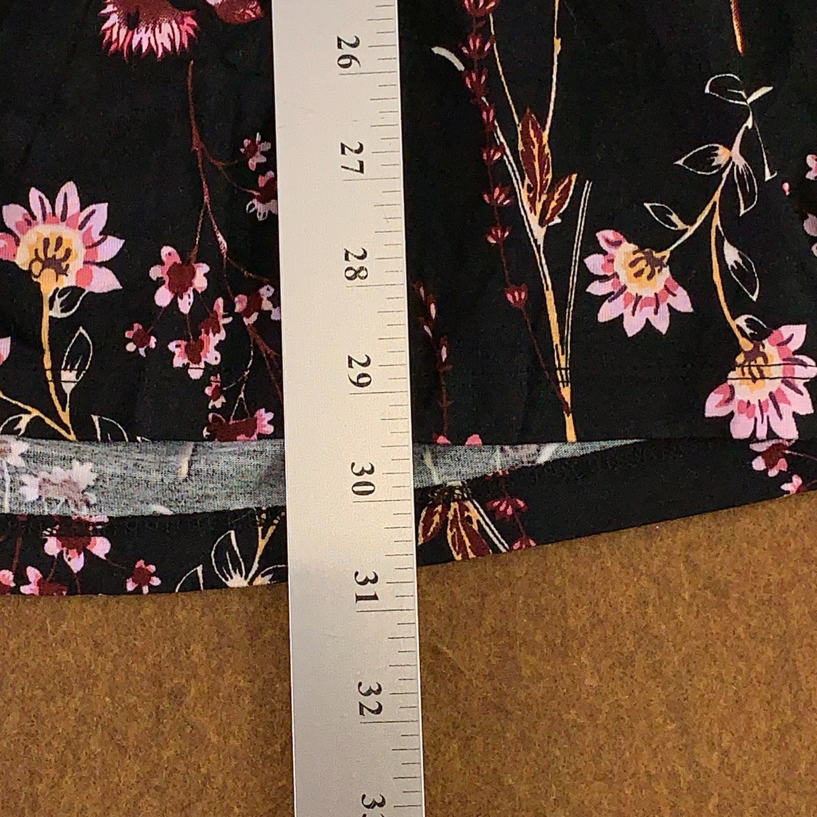 Lascana Womens Size 34 (US 2) Black Floral Print 2-in-1 Sleeveless Sundress NWT