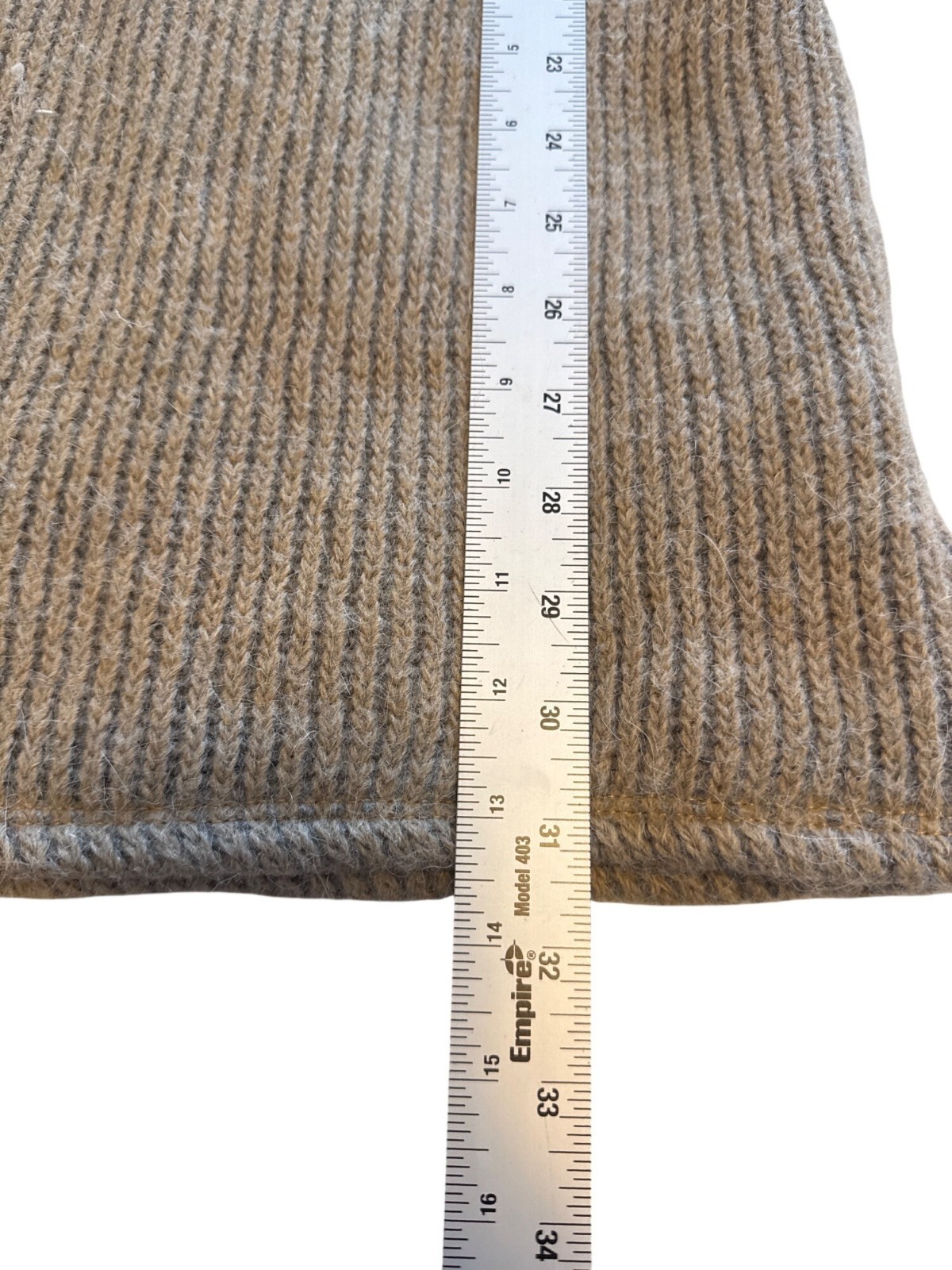 Y2K Sky Open Back Sweater Dress M Chain Detail Alpaca Blend Ribbed Knit USA Made