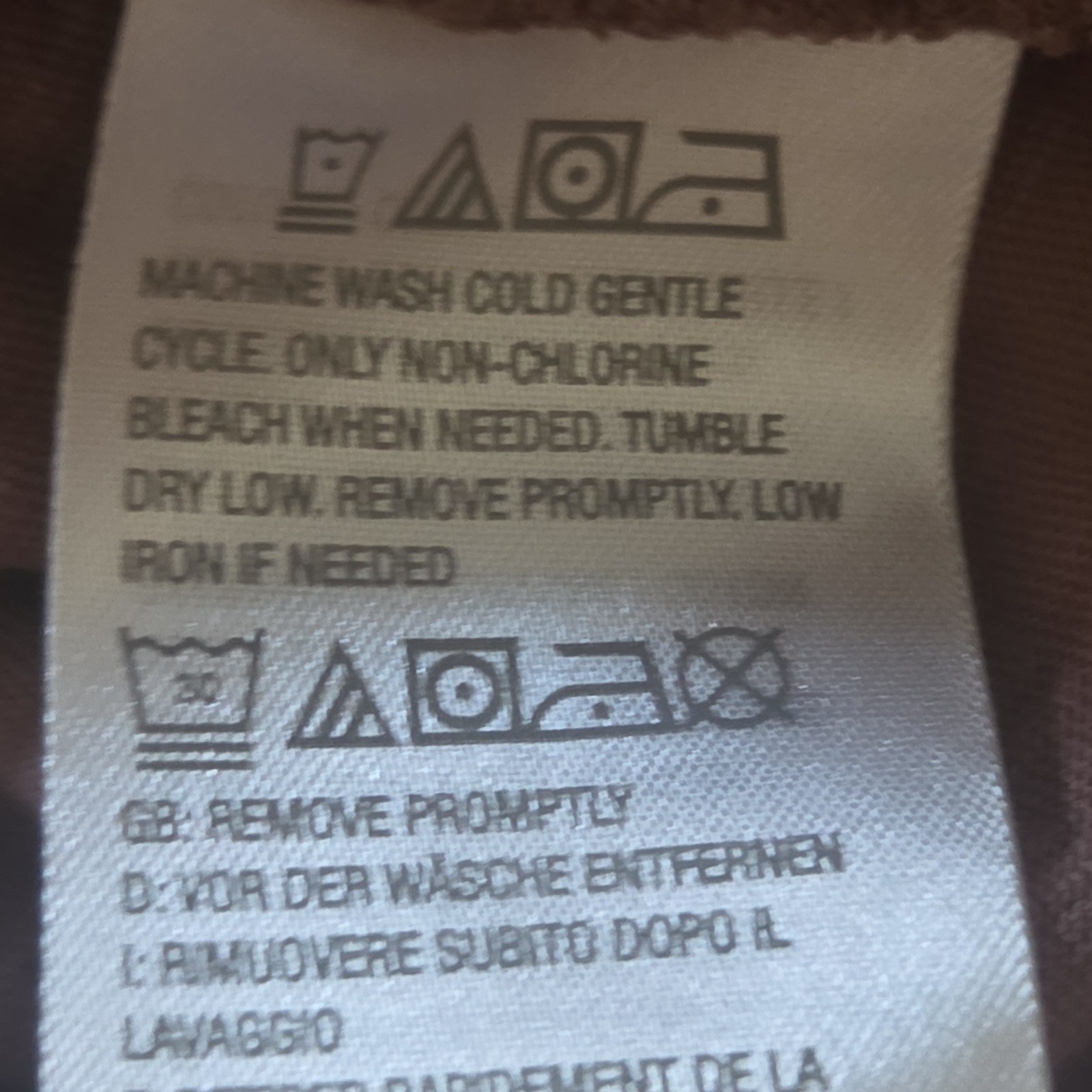 Small Cocoa Brown Sleevelss Dress Cotton Gauze Lace Ruffle LOGO Lori Goldstein