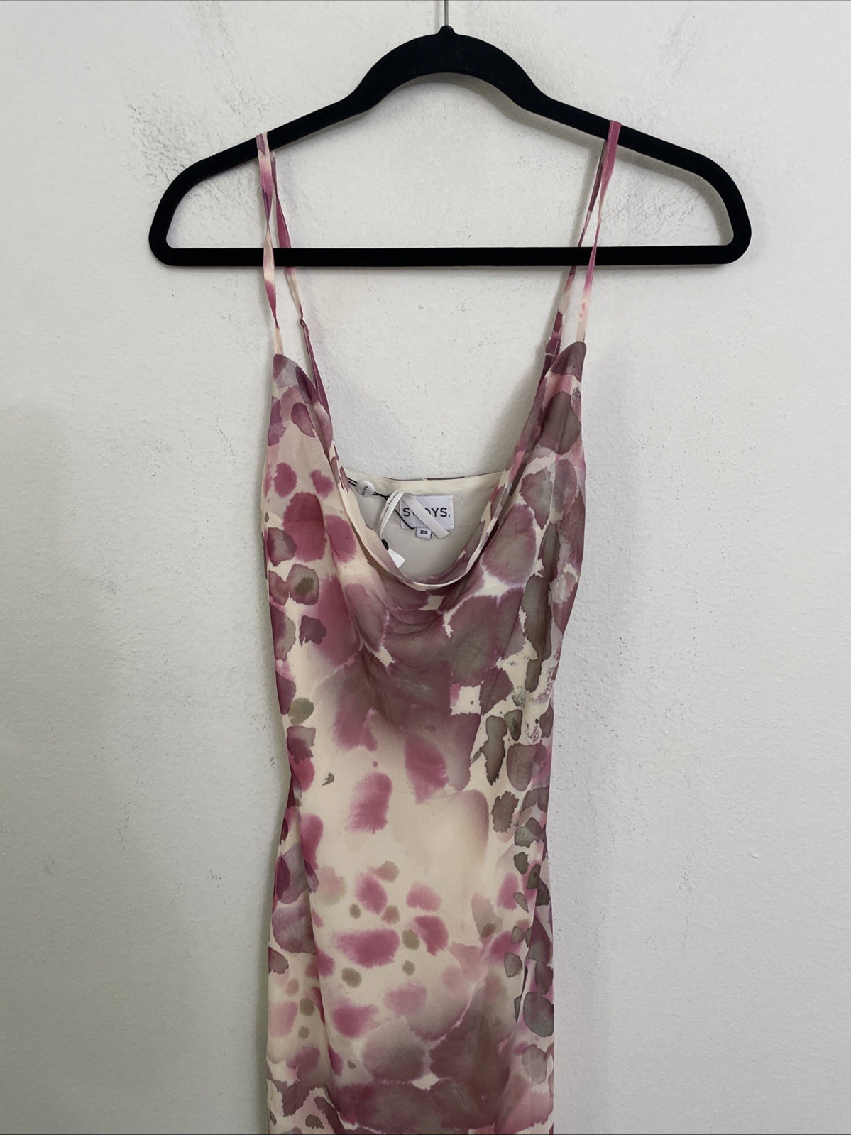 SNDYS x Revolve Skin Maxi Dress Pink Reptile size XS NWT $125msrp