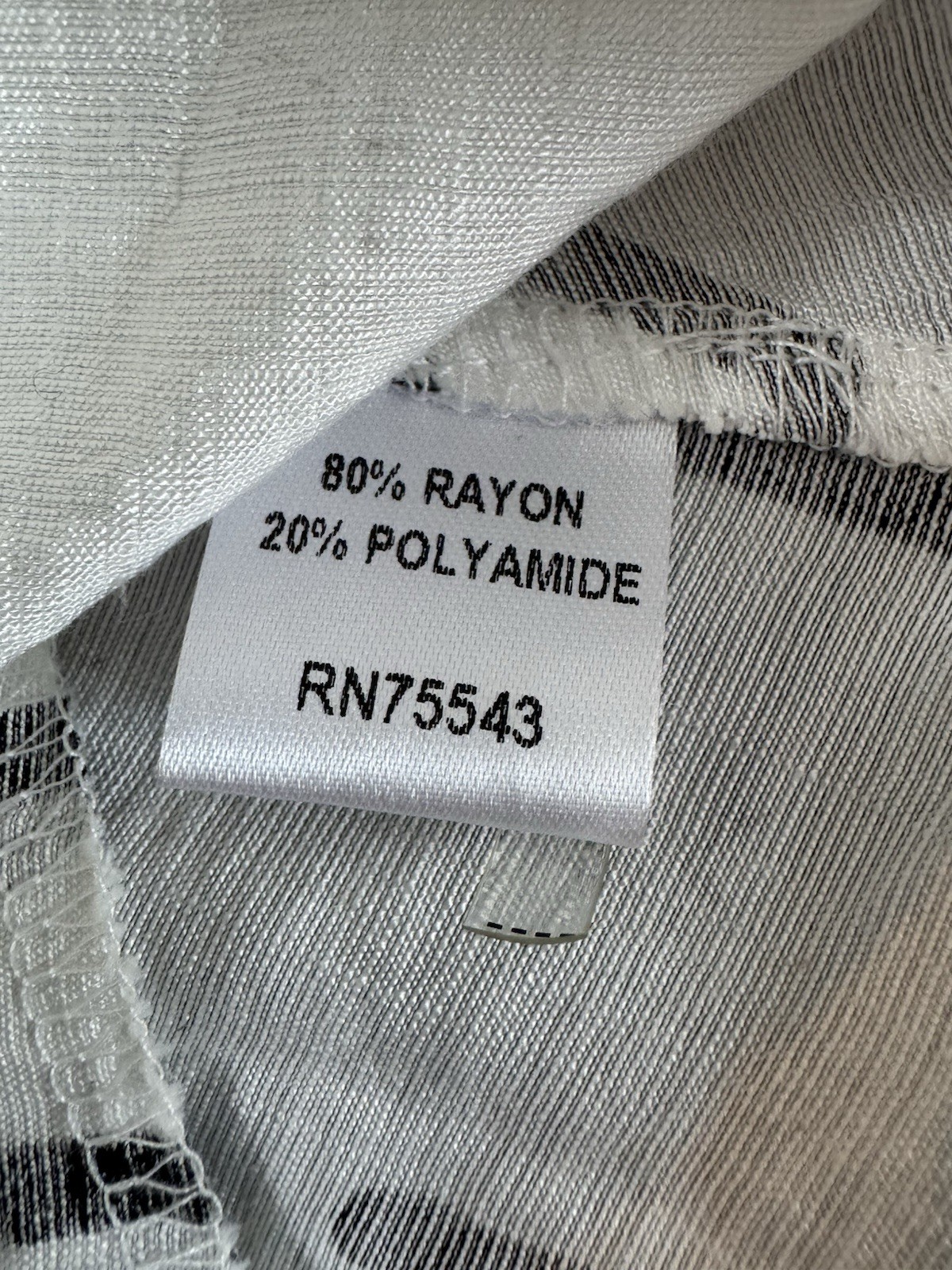 Radzoli Abstract Print Sleeveless Button Front Swing Dress White Black Sz S Art