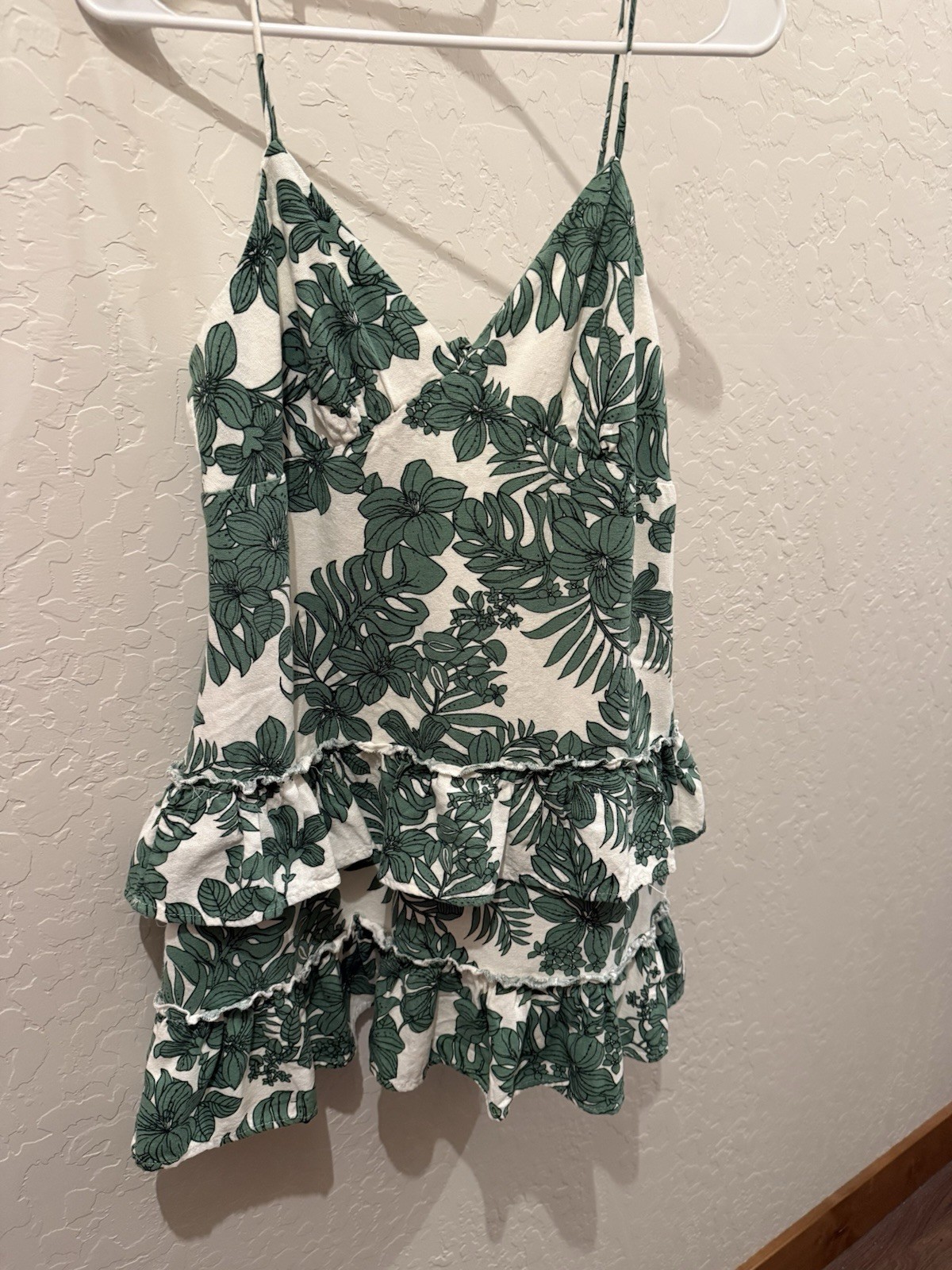 Lush Tropical City Studio Dress XL/8 Plants