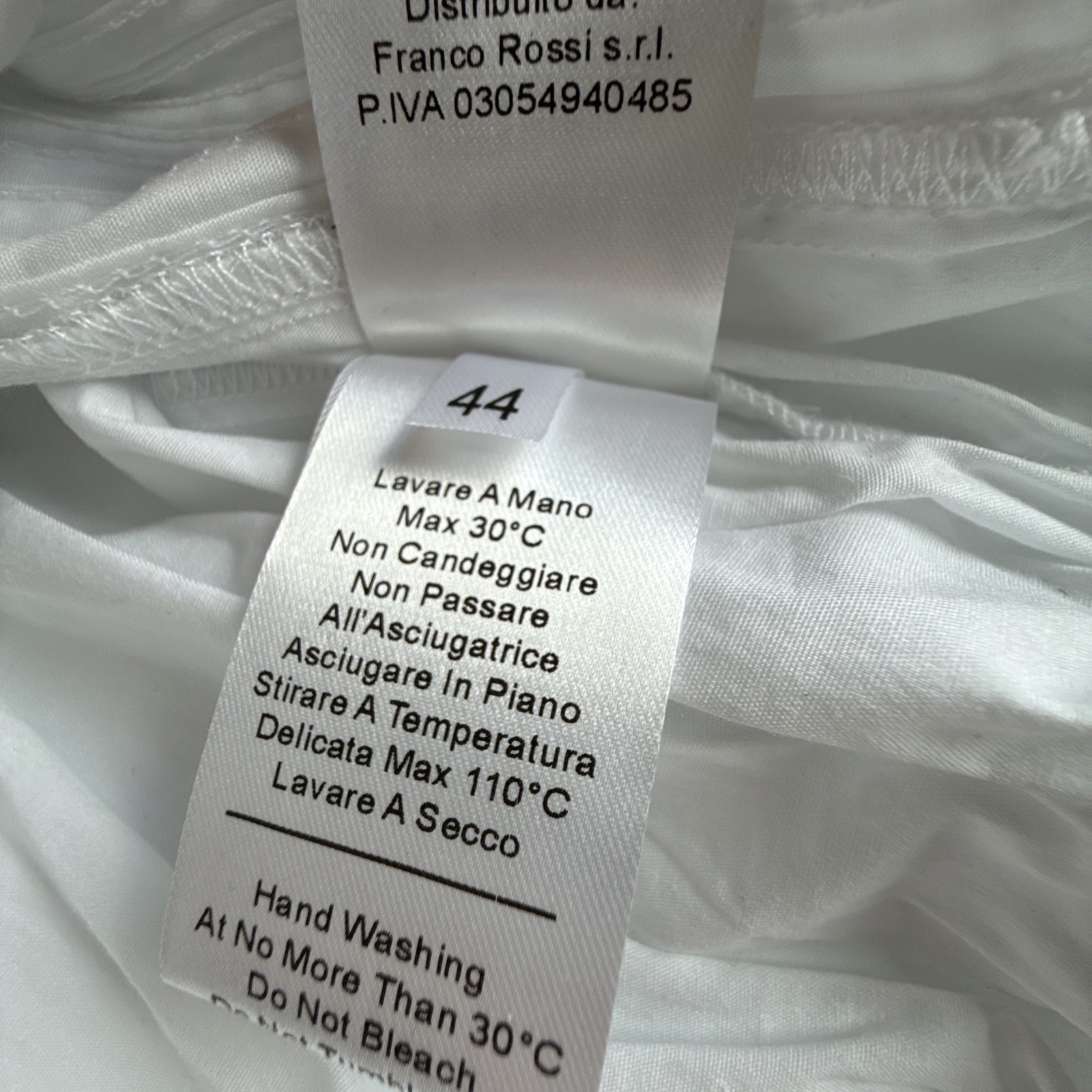 Alpha Studio White Cotton Poplin Maxi Dress Sleeveless Size 44 L NWT Italy