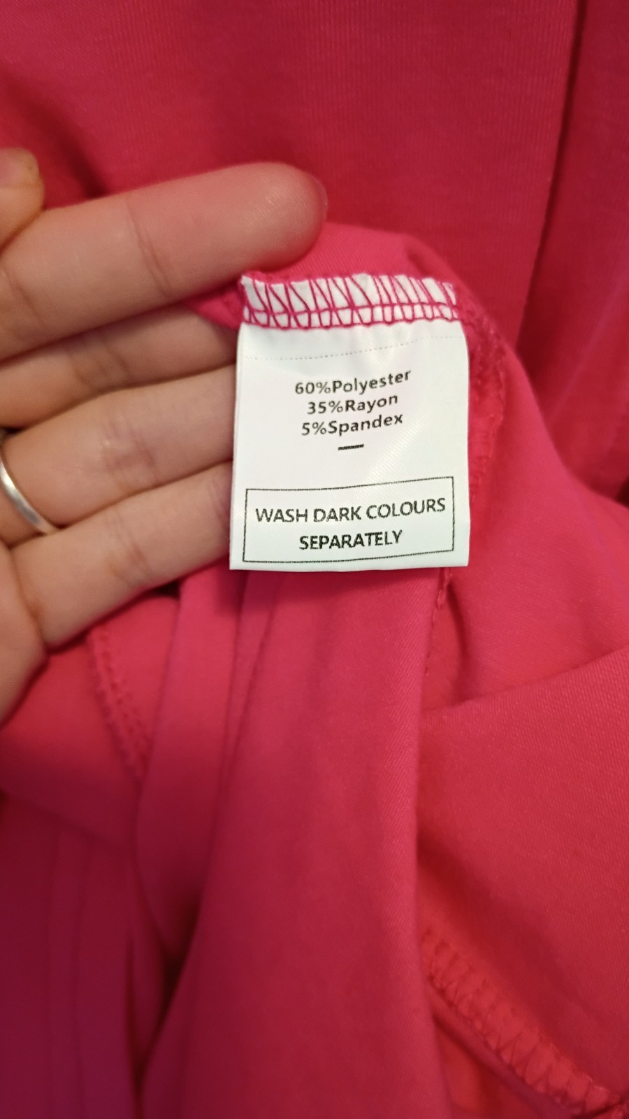 Ofeefan Womens Pink V-Neck Flutter Sleeve Shift Dress Pockets Knee M