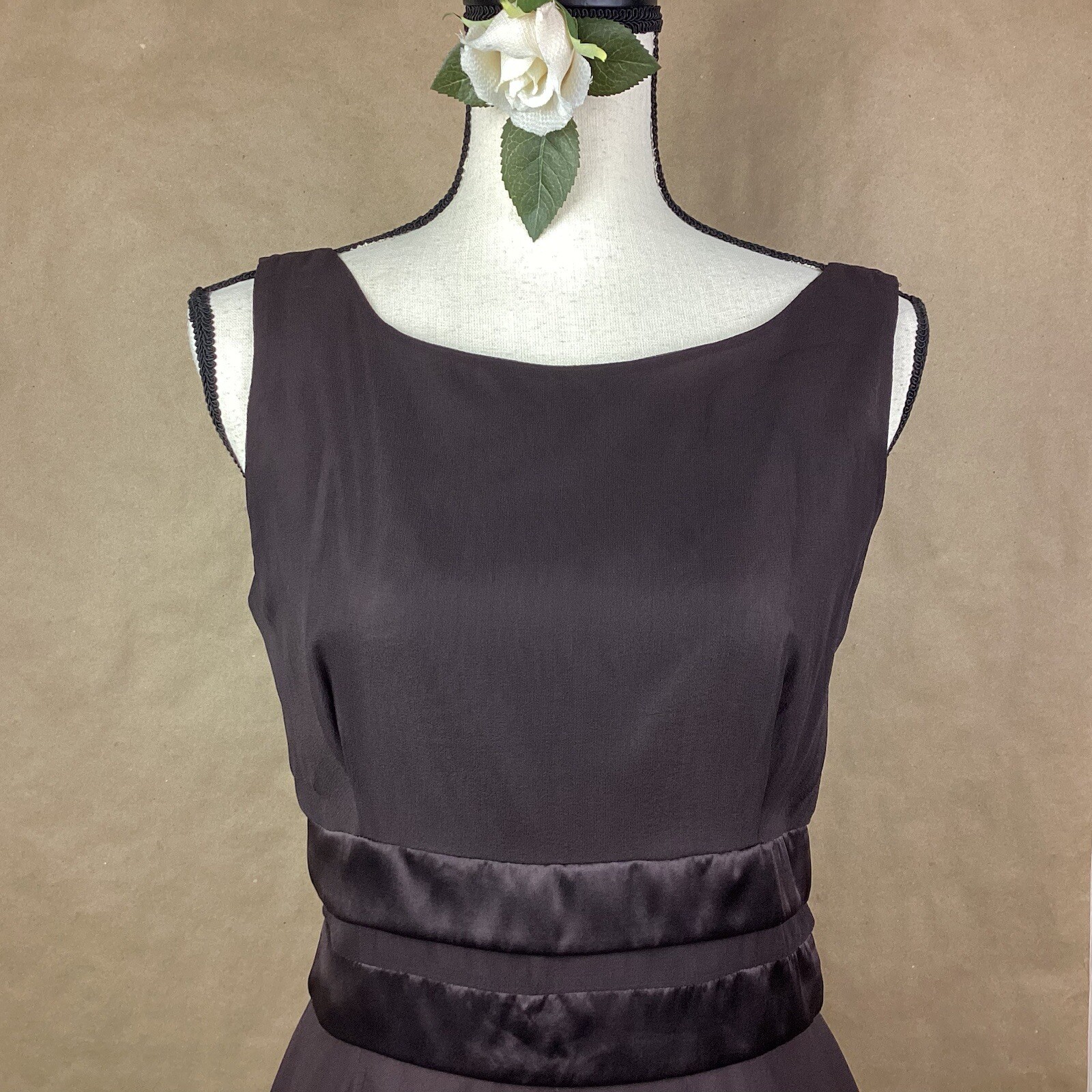 Mix it Vintage Silk Party Flowy Dress BABY Dirty Dancing Style Women’s Size 6